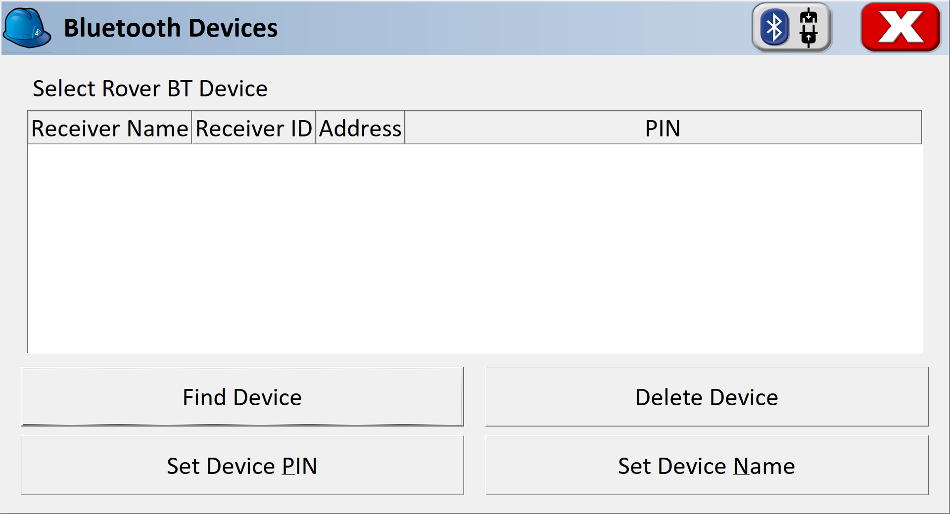 SurvPC Bluetooth Devices