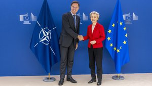 Mark Rutte, NATO Secretary General meets with Ursula von der Leyen, President of the European Commission