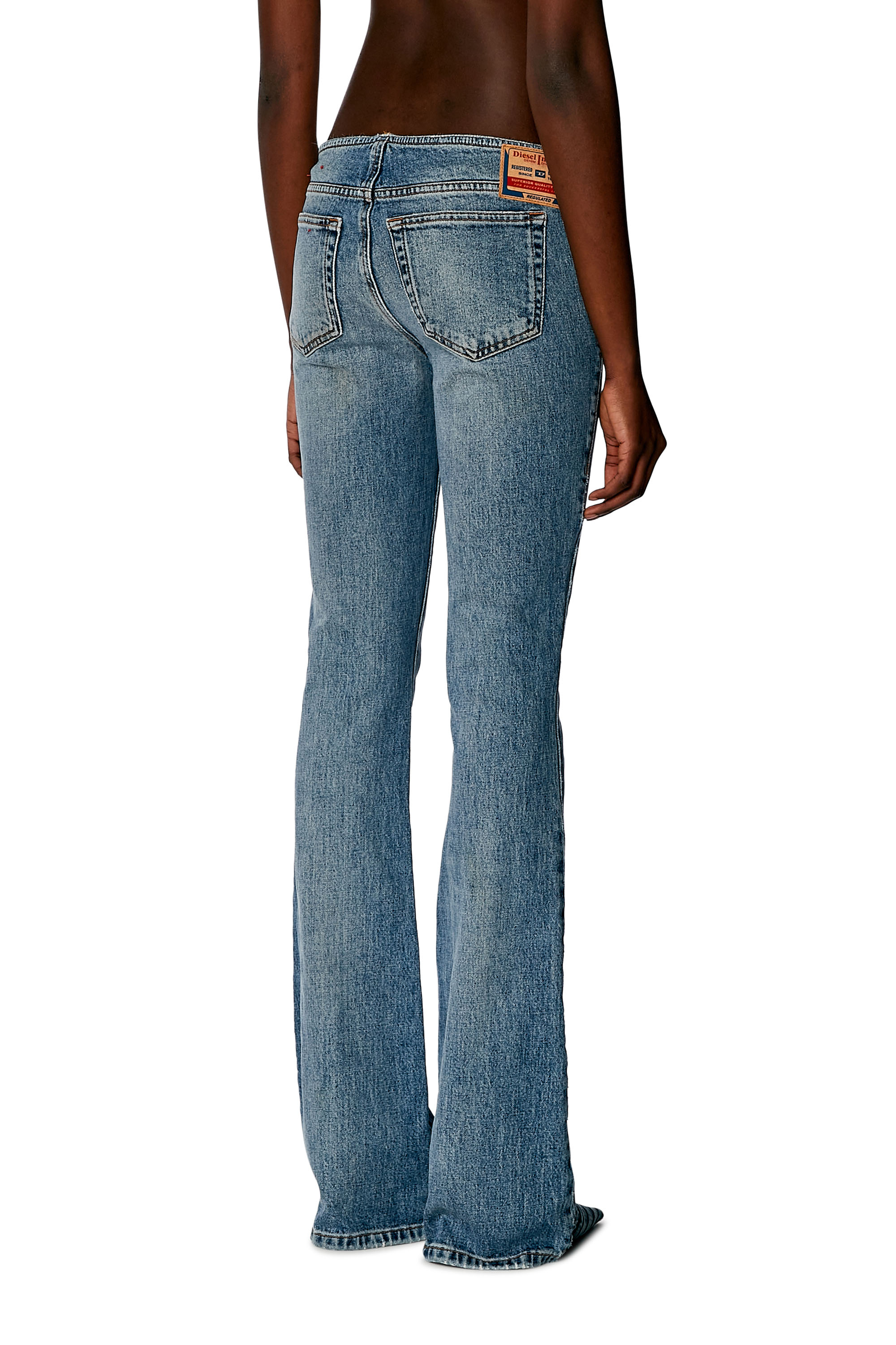 Diesel - Woman Bootcut and Flare Jeans 1969 D-Ebbey 0DQAD, Light Blue - Image 2