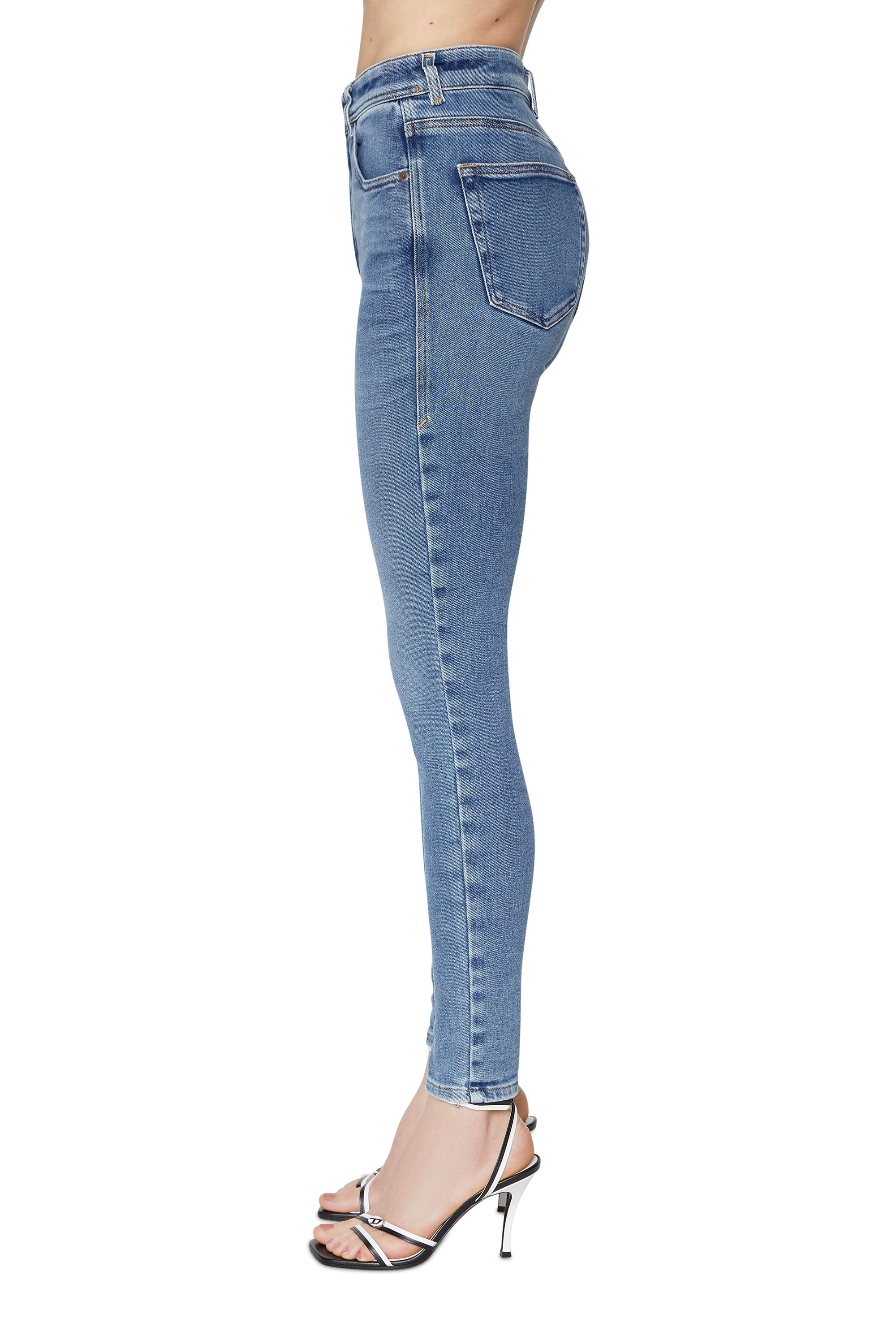 Diesel - Woman Super skinny Jeans 1984 Slandy-High 09D62, Medium blue - Image 5