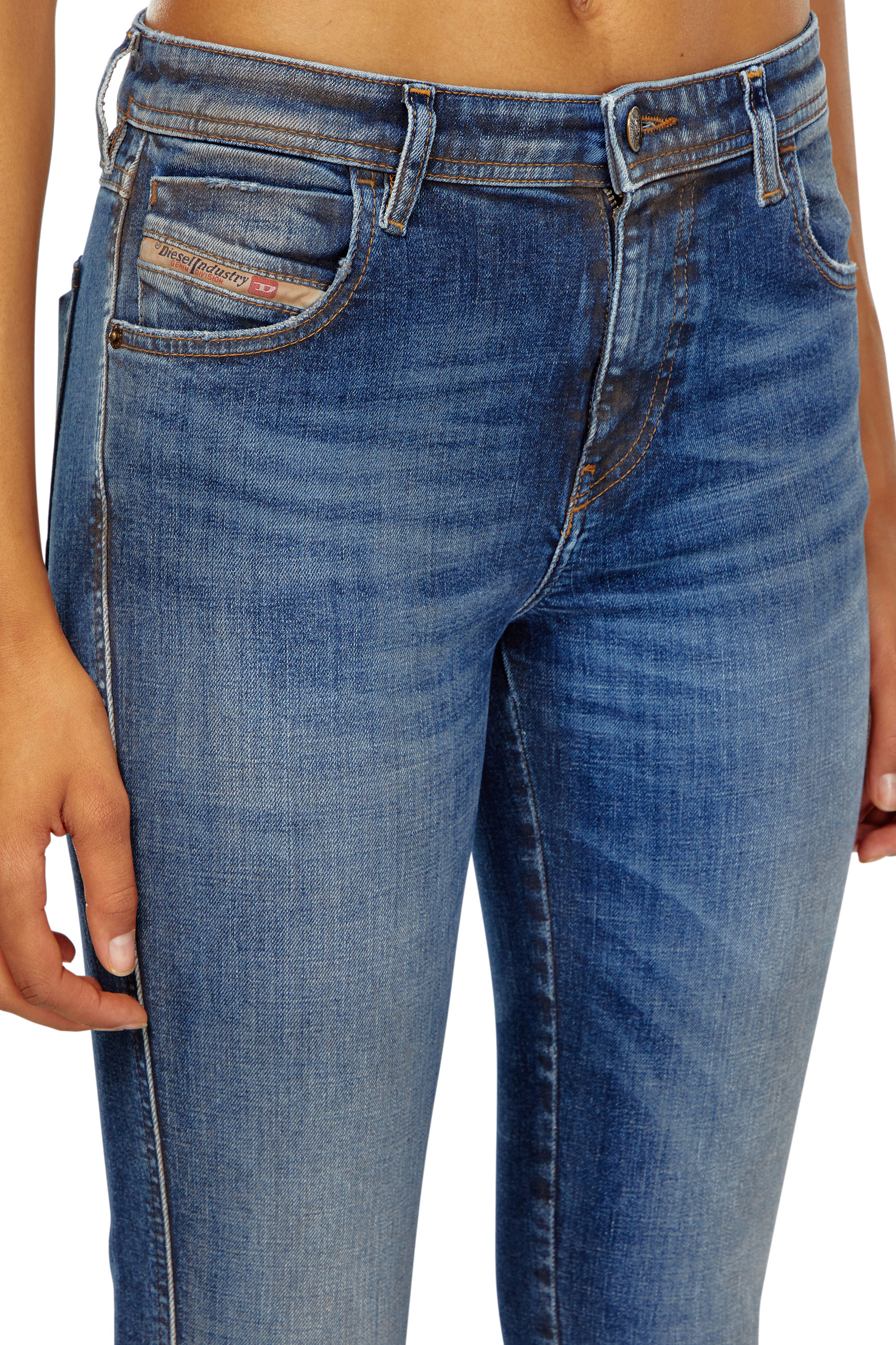 Diesel - Woman's Skinny Jeans 2015 Babhila 09J32, Dark Blue - 5