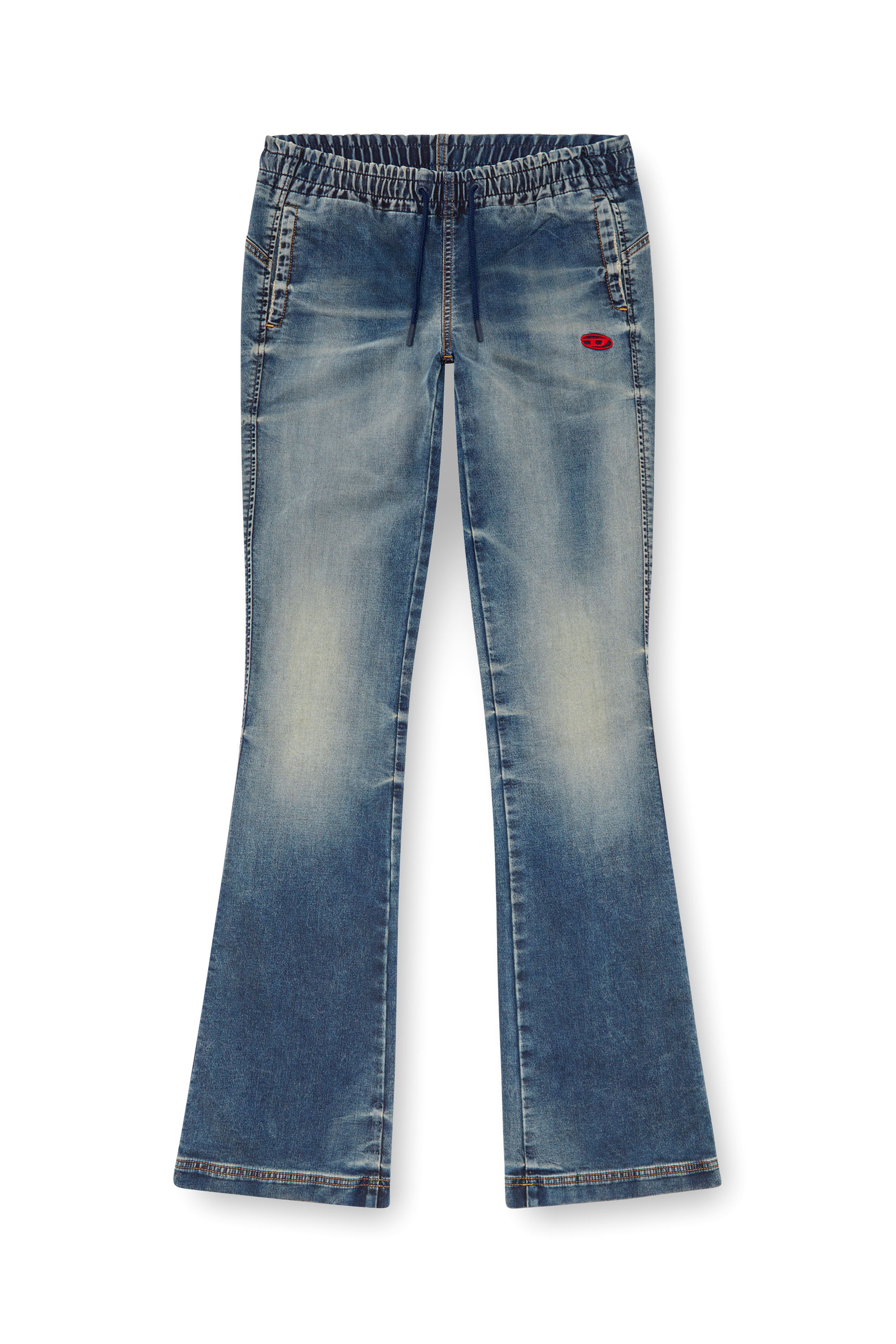 Diesel - Woman's Bootcut 2069 D-Ebbey Joggjeans® 068LZ, Medium blue - 3