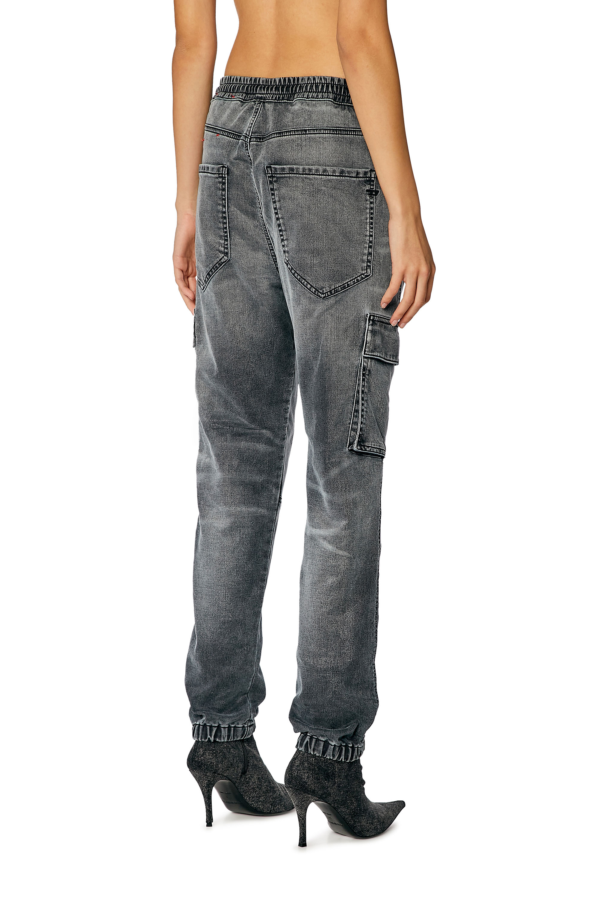 Diesel - Woman Slim 2051 D-Ursy Joggjeans® 068HP, Grey - Image 2