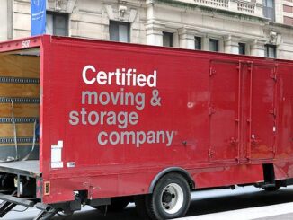 Delivery trucks, Manhattan