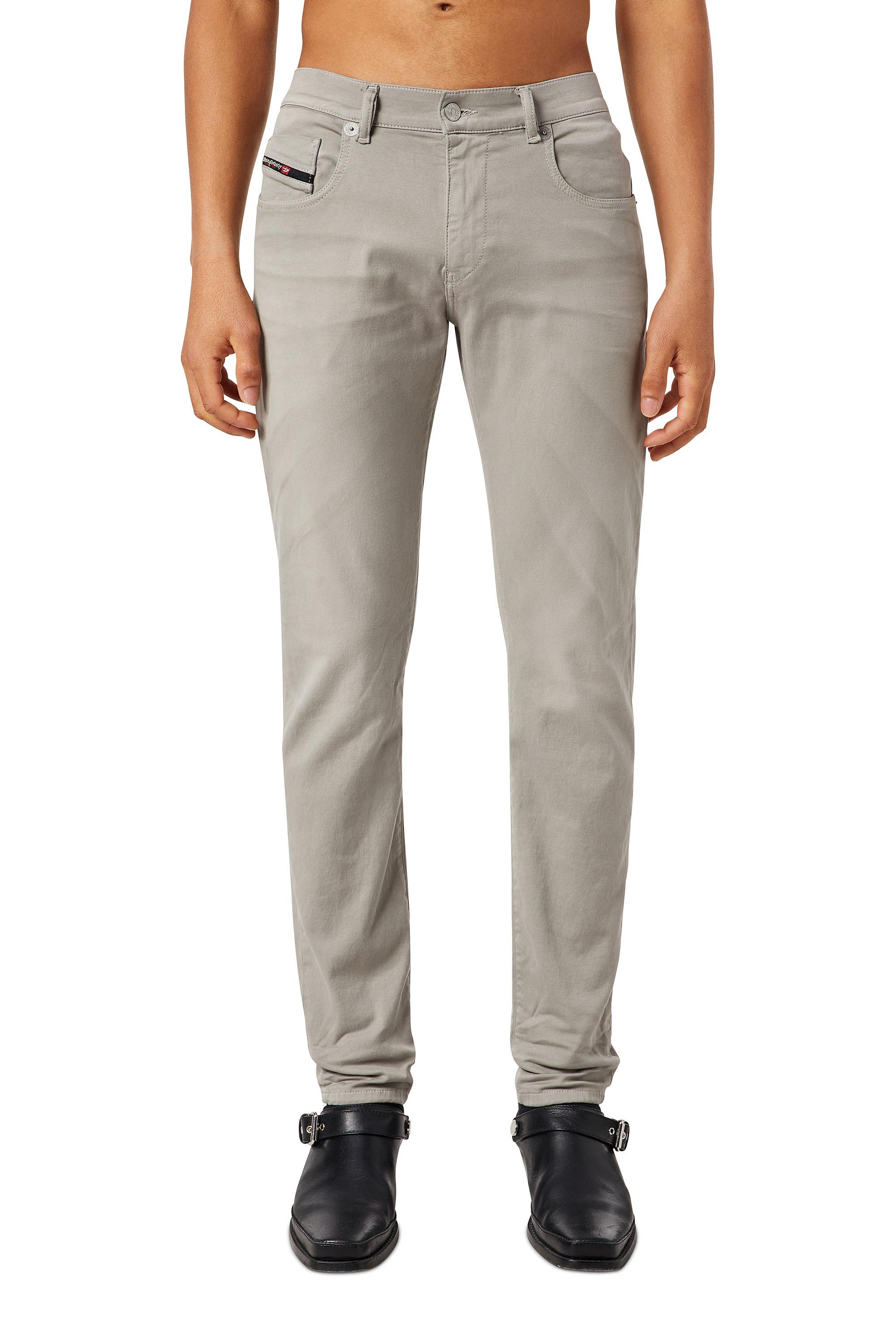 Diesel - Man's Slim 2060 D-Strukt Joggjeans® 0670M, Light Grey - 1