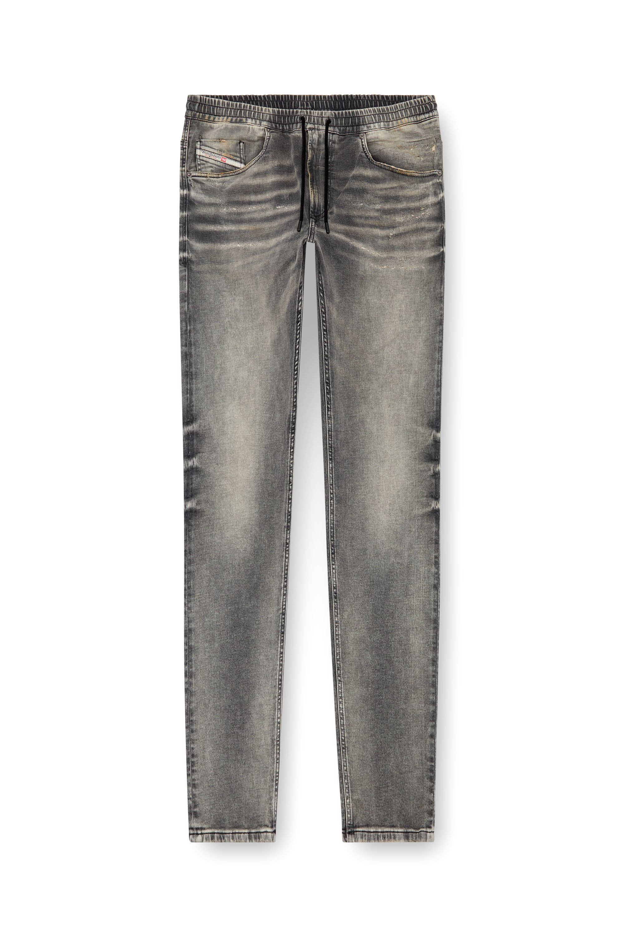 Diesel - Man's Regular 2030 D-Krooley Joggjeans® 068LQ, Grey - 3