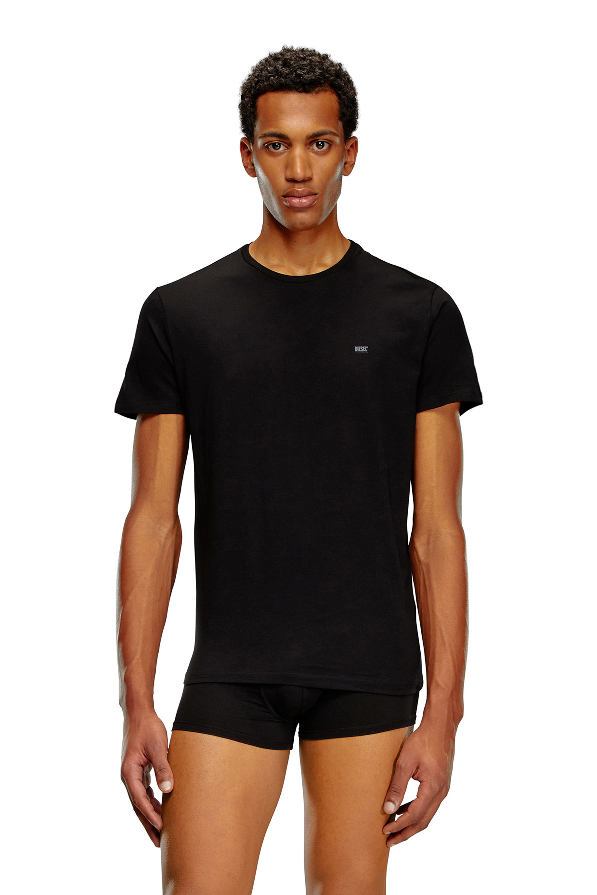 Diesel - UMTEE-JAKETHREEPACK, Hombre Lote de tres camisetas de cuello redondo in Negro - Image 2