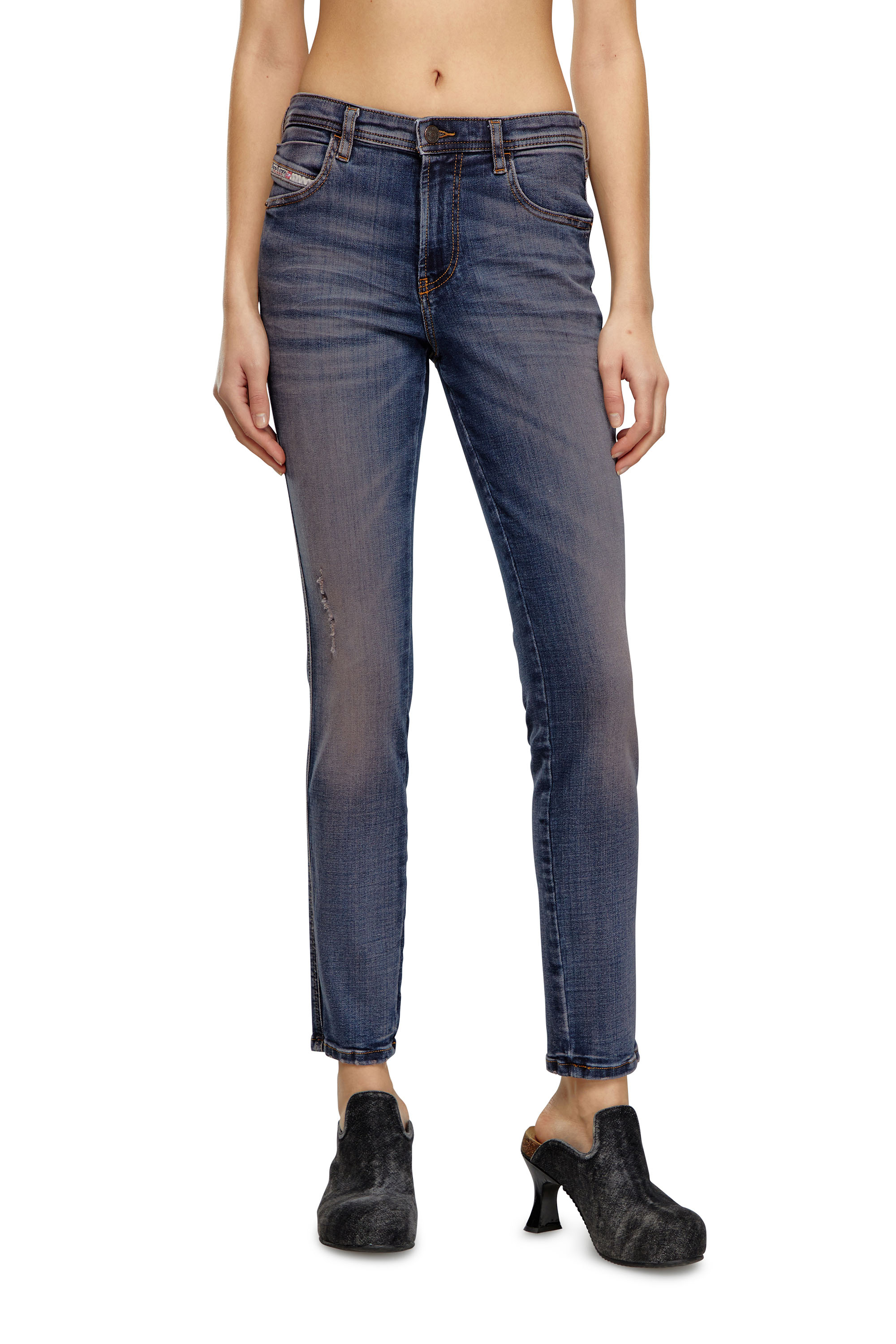 Diesel - Skinny Jeans 2015 Babhila 0PFAY, Mujer Skinny Jeans - 2015 Babhila in Azul marino - Image 1