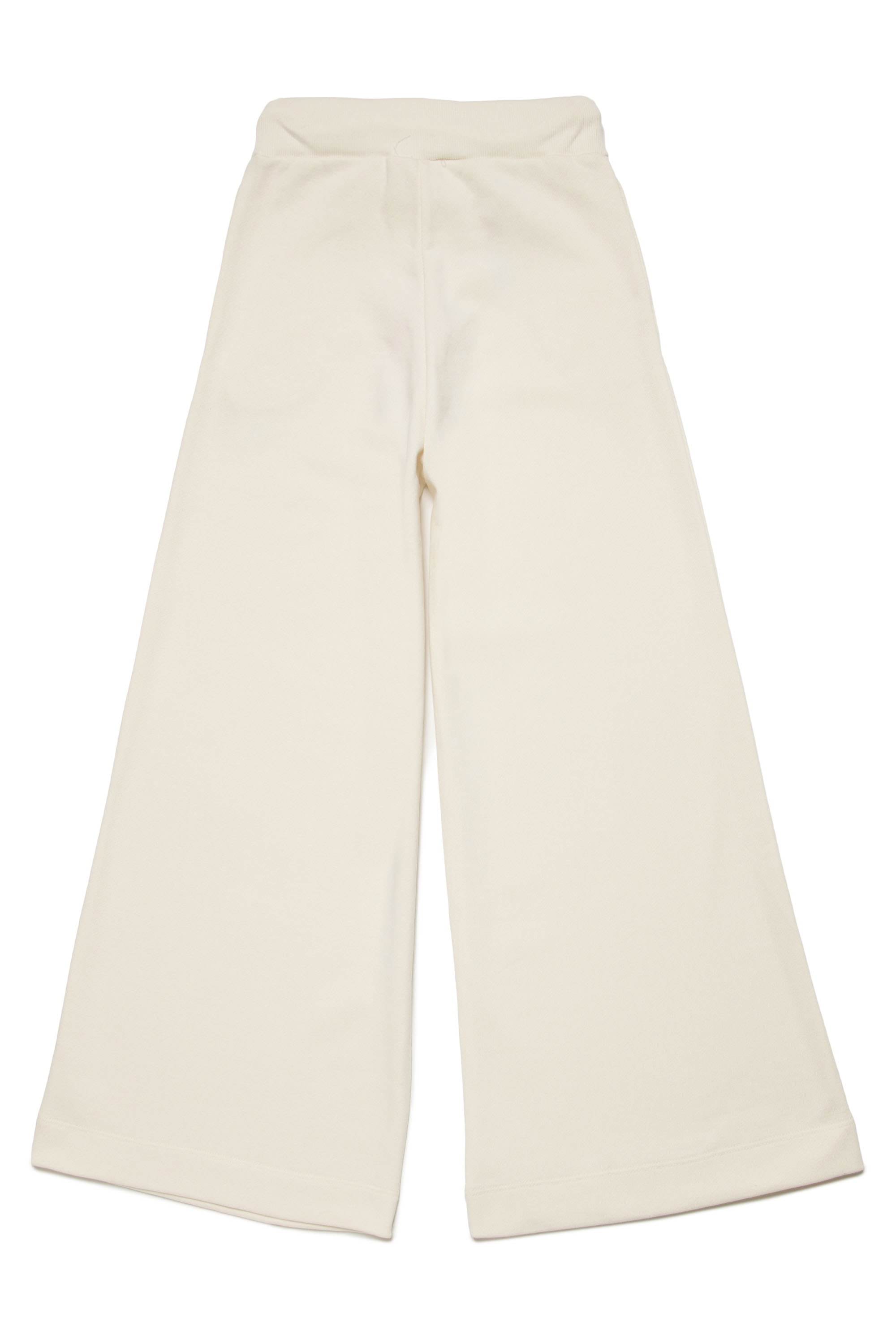Diesel - PEFFIMY, Mujer Pantalones deportivos anchos con Oval D in Blanco - Image 2
