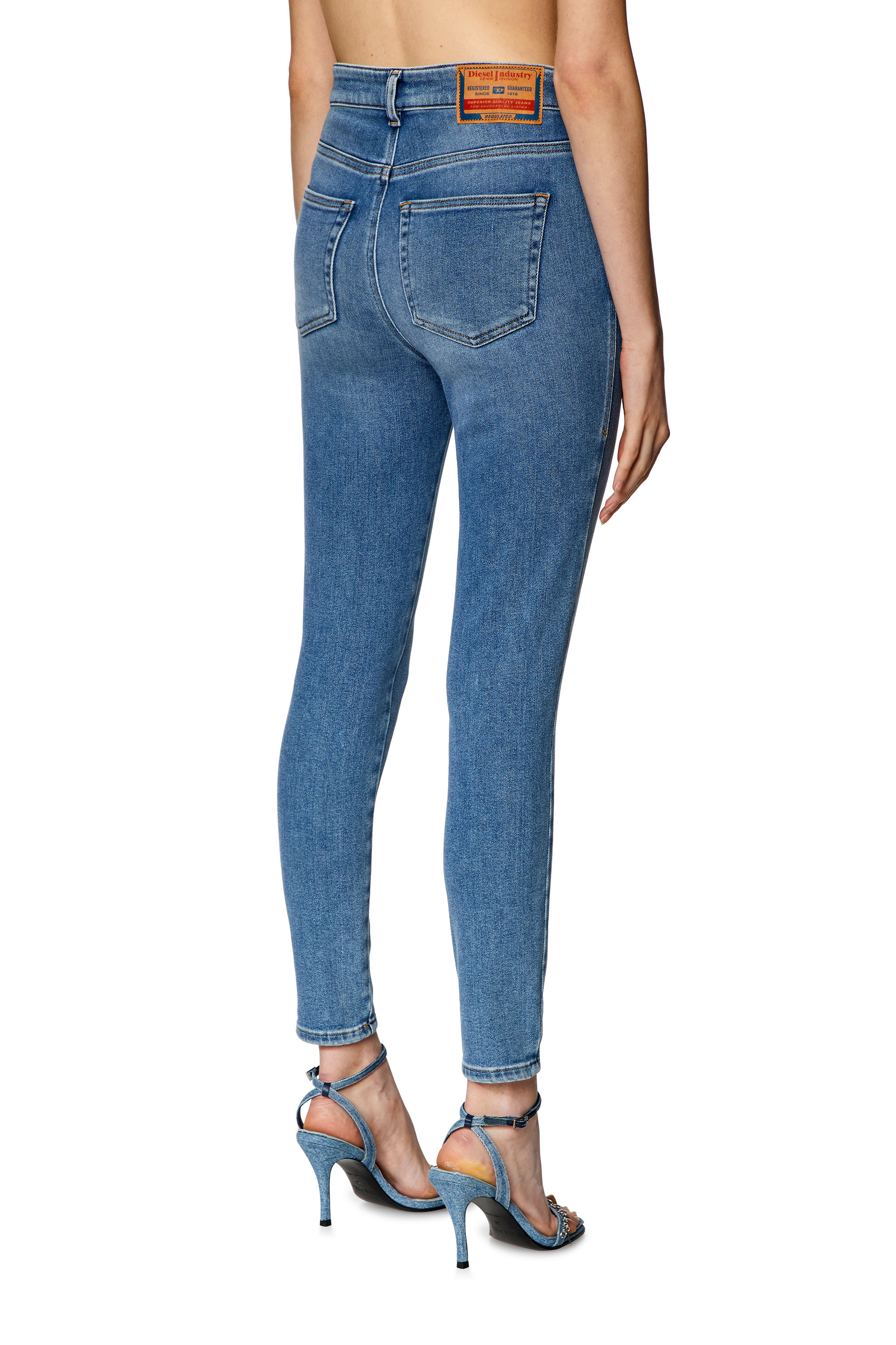 Diesel - Woman Super skinny Jeans 1984 Slandy-High 09H93, Light Blue - Image 4