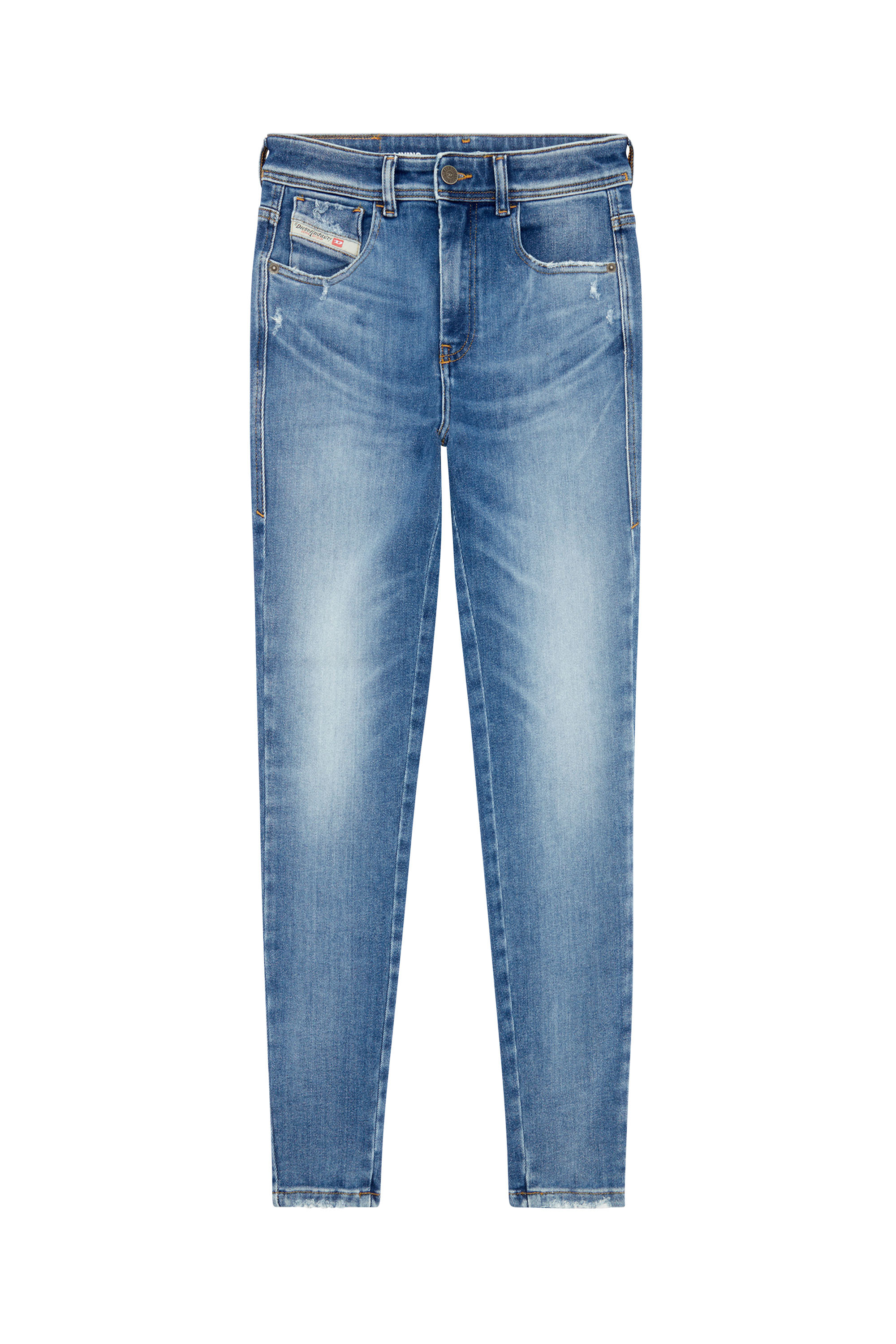 Diesel - Super skinny Jeans 1984 Slandy-High 09H92, Mujer Super skinny Jeans - 1984 Slandy-High in Azul marino - Image 3