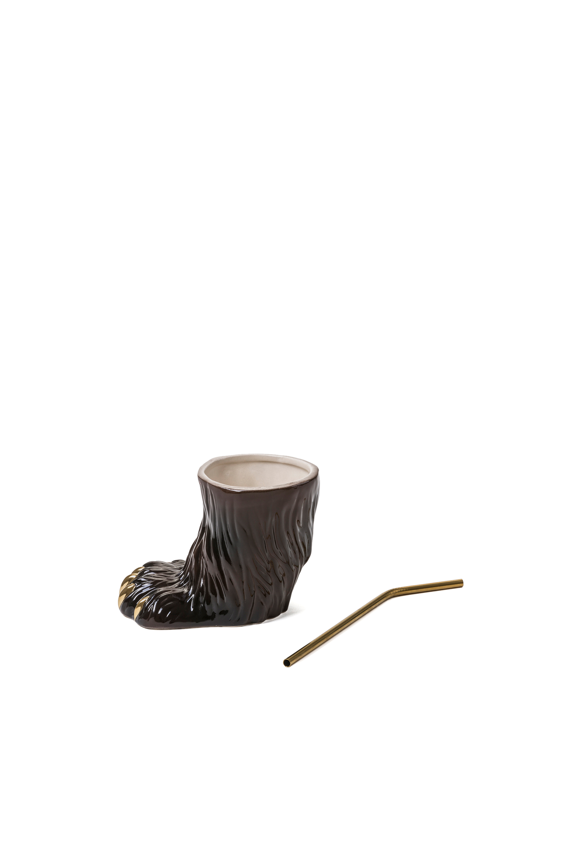 Diesel - 11083 Party Animal, Unisex Bear Vase/Glass in Brown - Image 1