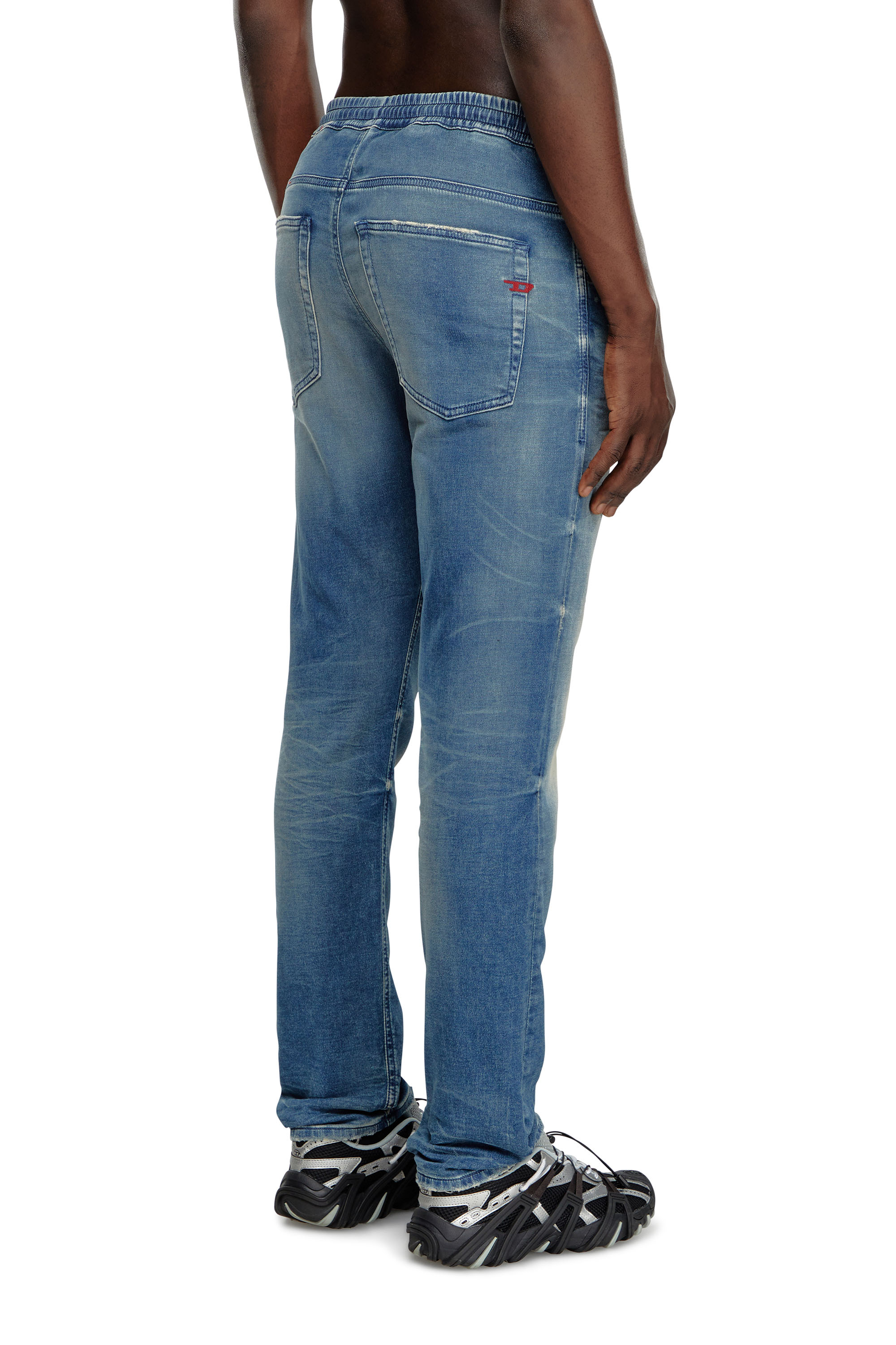 Diesel - Man's Regular 2030 D-Krooley Joggjeans® 068MG, Medium blue - 4