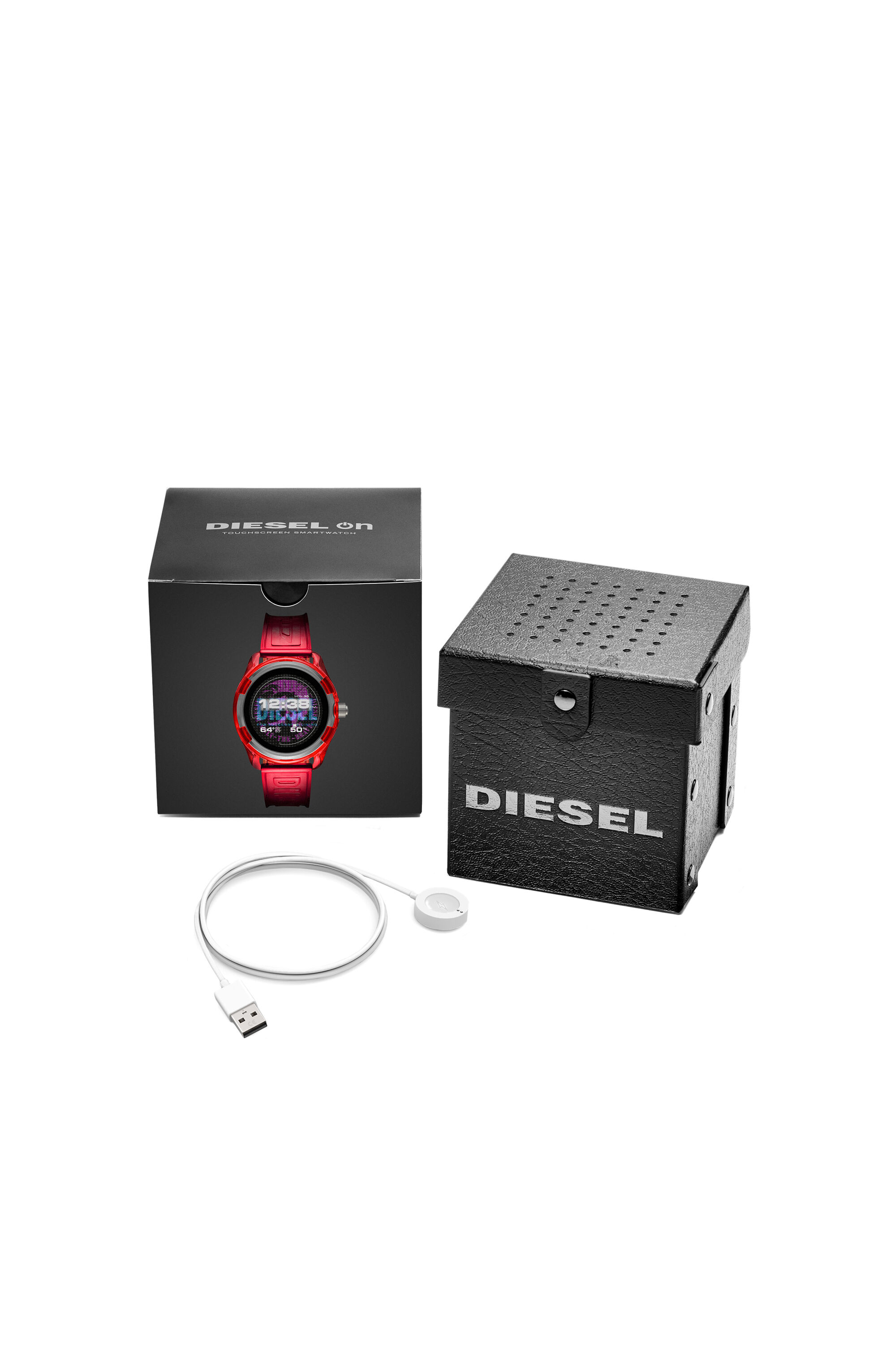 Diesel - DT2019, Hombre Smartwatch Diesel On Fadelite: Rojo transparente in Rojo - Image 6