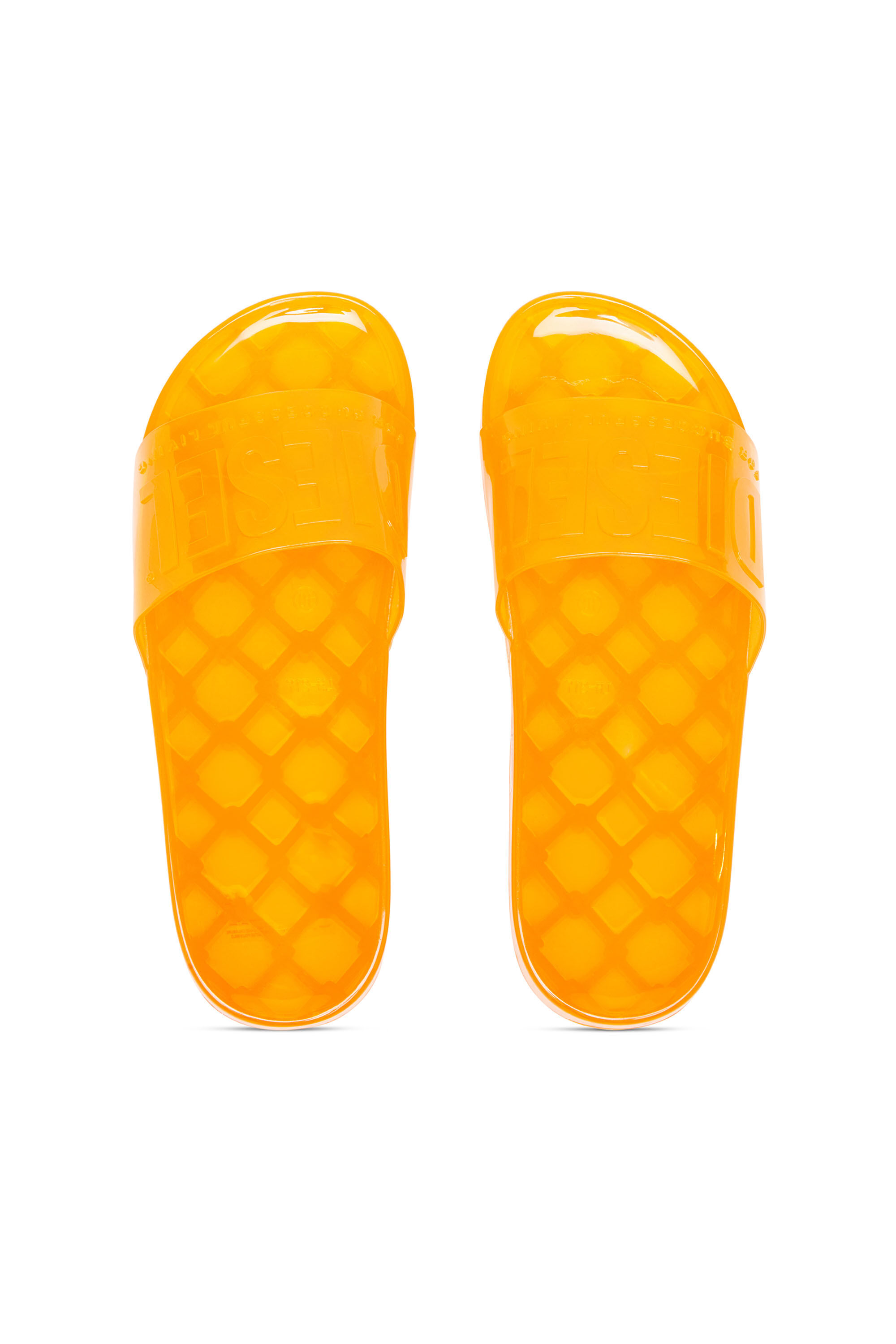 Diesel - SA-KARAIBI GL X, Mujer Sa-Karaibi-Chanclas de PVC transparente in Naranja - Image 4