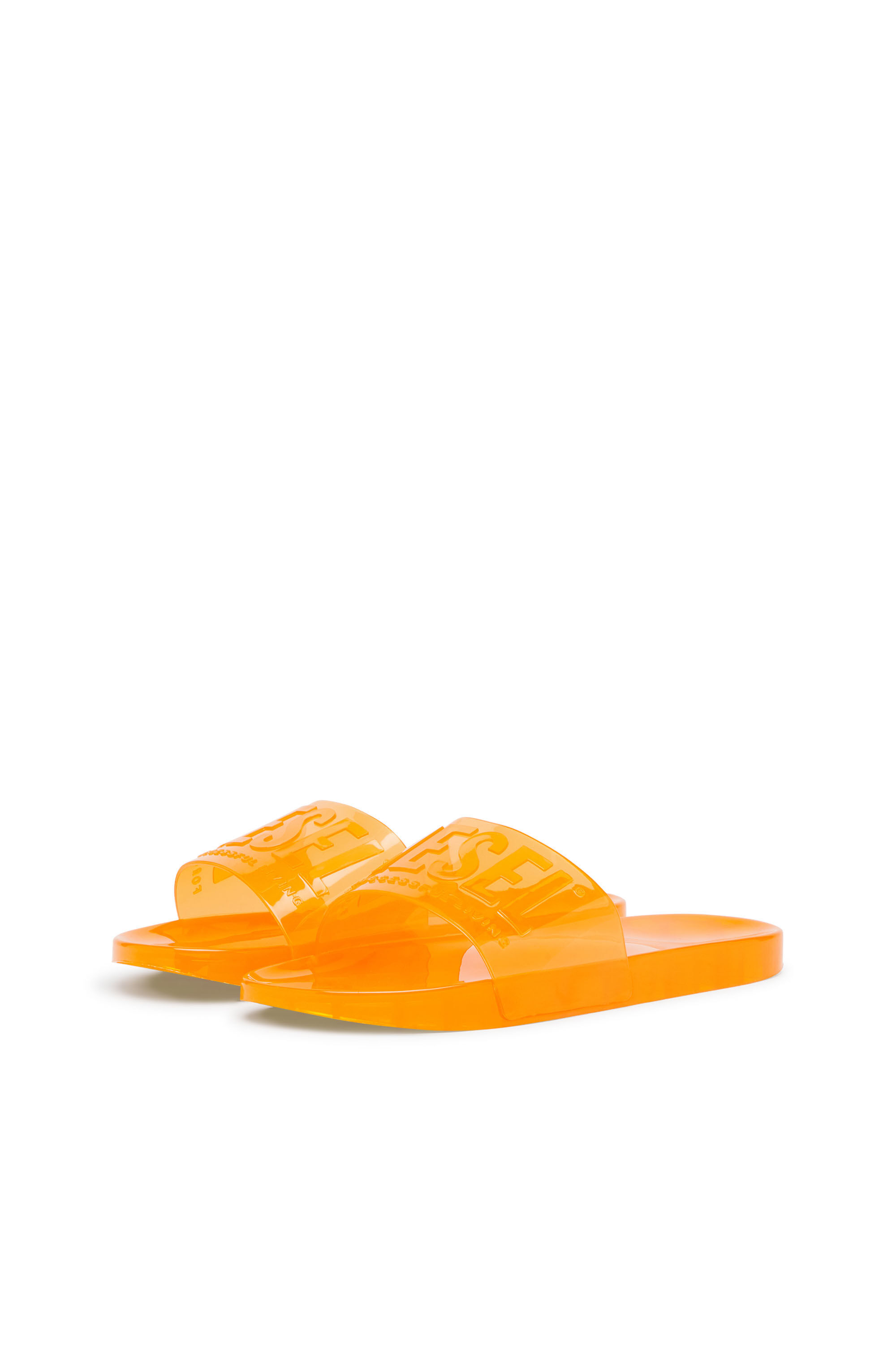 Diesel - SA-KARAIBI GL X, Mujer Sa-Karaibi-Chanclas de PVC transparente in Naranja - Image 8