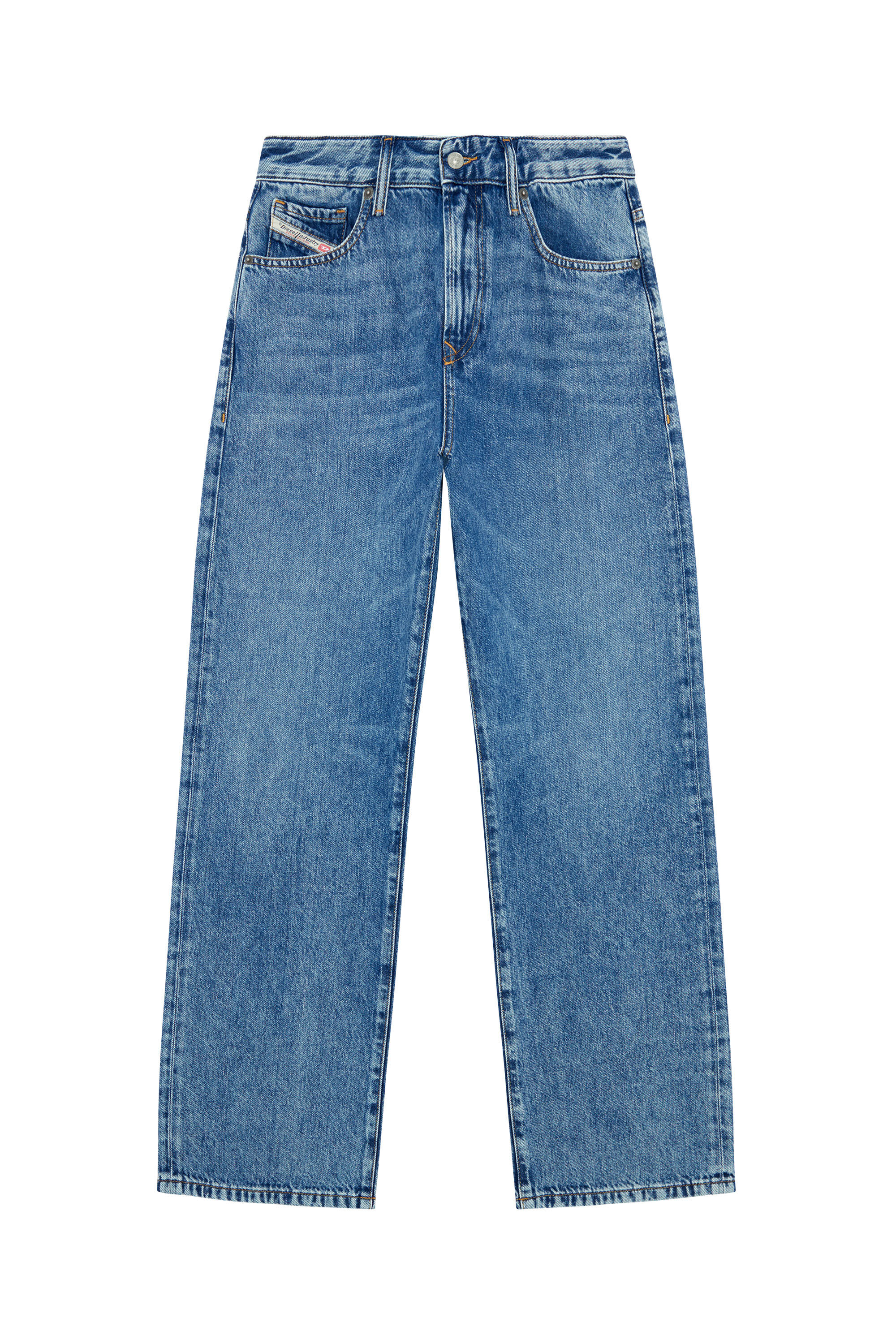 Diesel - Straight Jeans 1999 D-Reggy 09H96, Mujer Straight Jeans - 1999 D-Reggy in Azul marino - Image 2