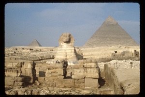 the pyramids of Giza