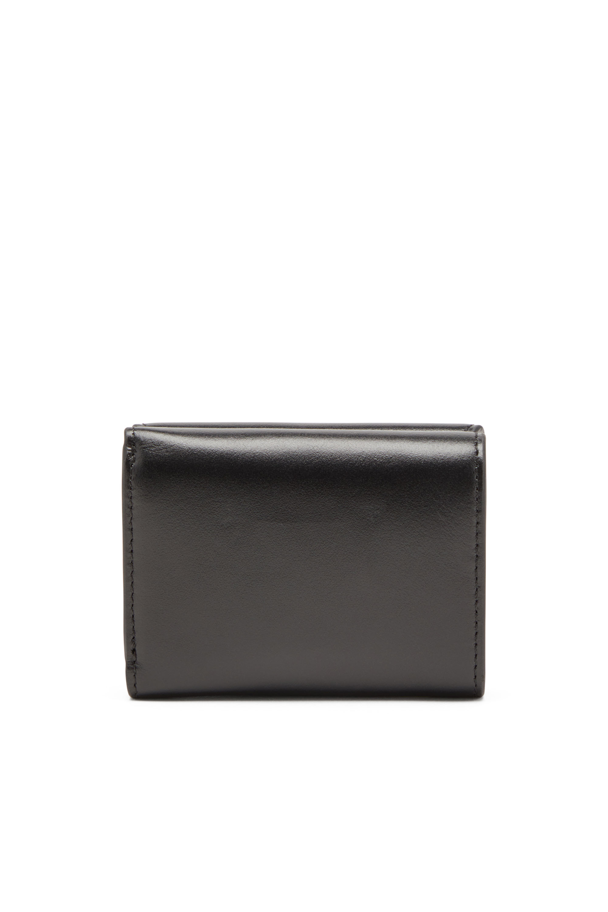 Diesel - 1DR TRI FOLD COIN XS II, Woman Tri-fold wallet in leather in Black - Image 2