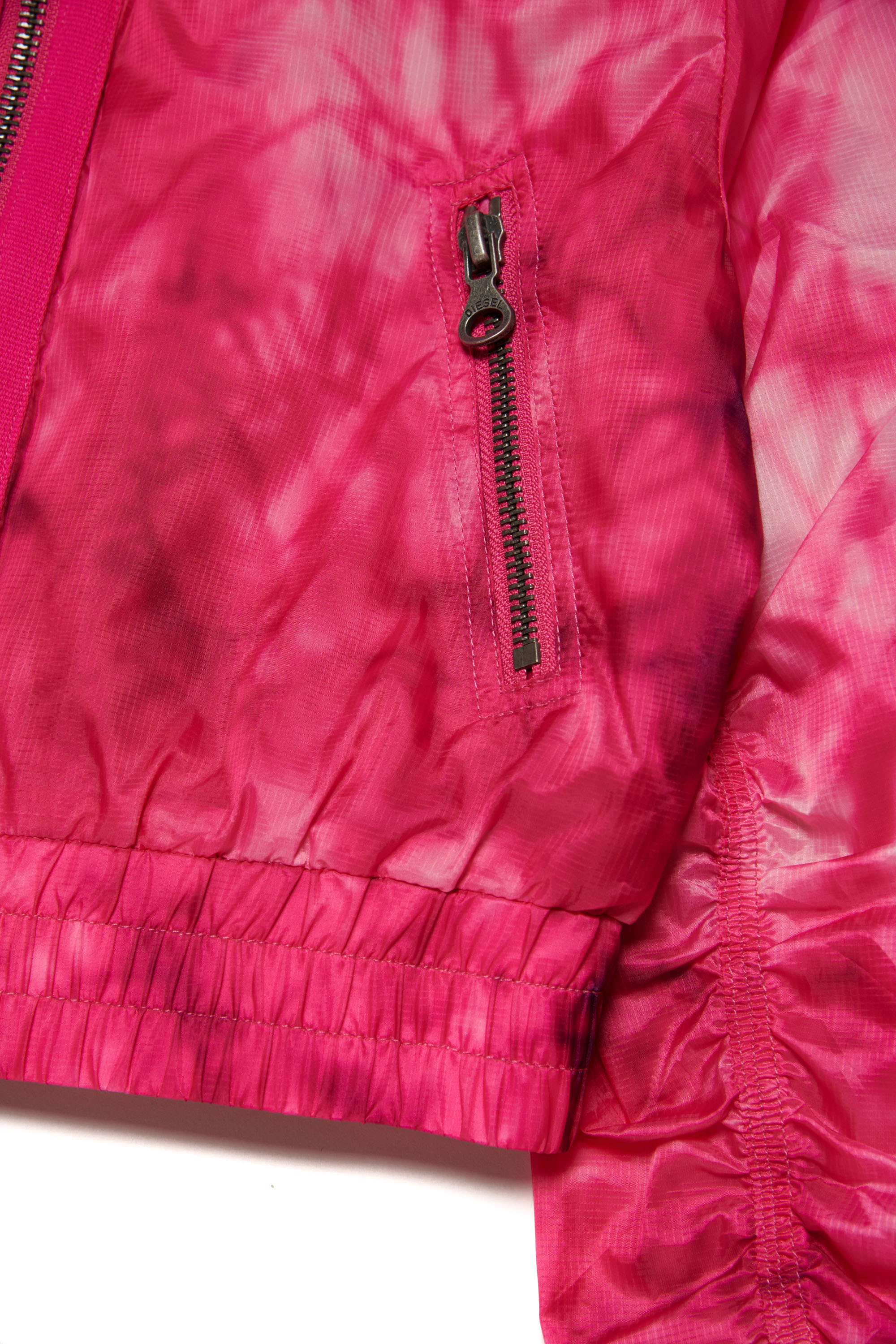 Diesel - JOAK, Woman Bomber jacket in tie-dye ripstop in Pink - Image 4