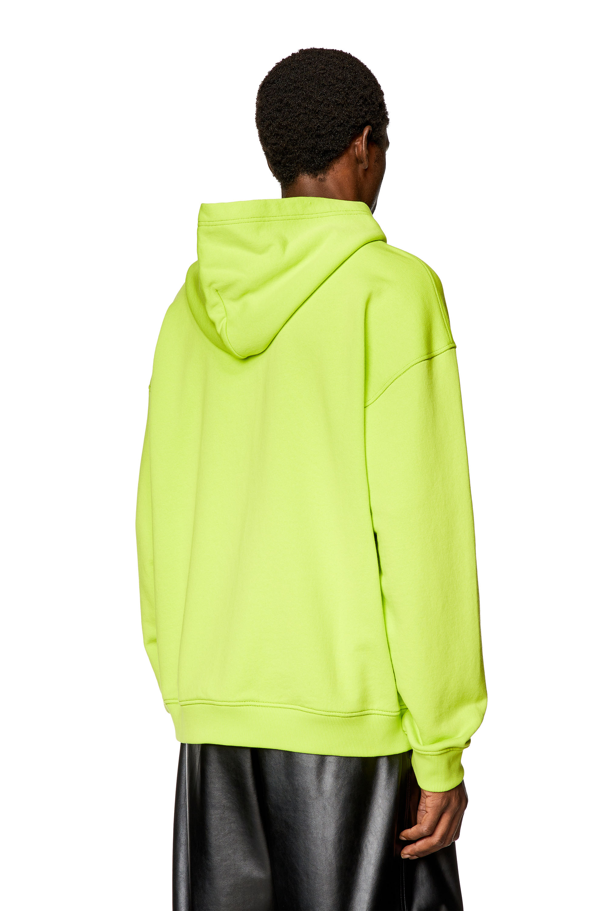 Diesel - S-BOXT-HOOD-N2, Man Hoodie with Big D Is Back print in Green - Image 4