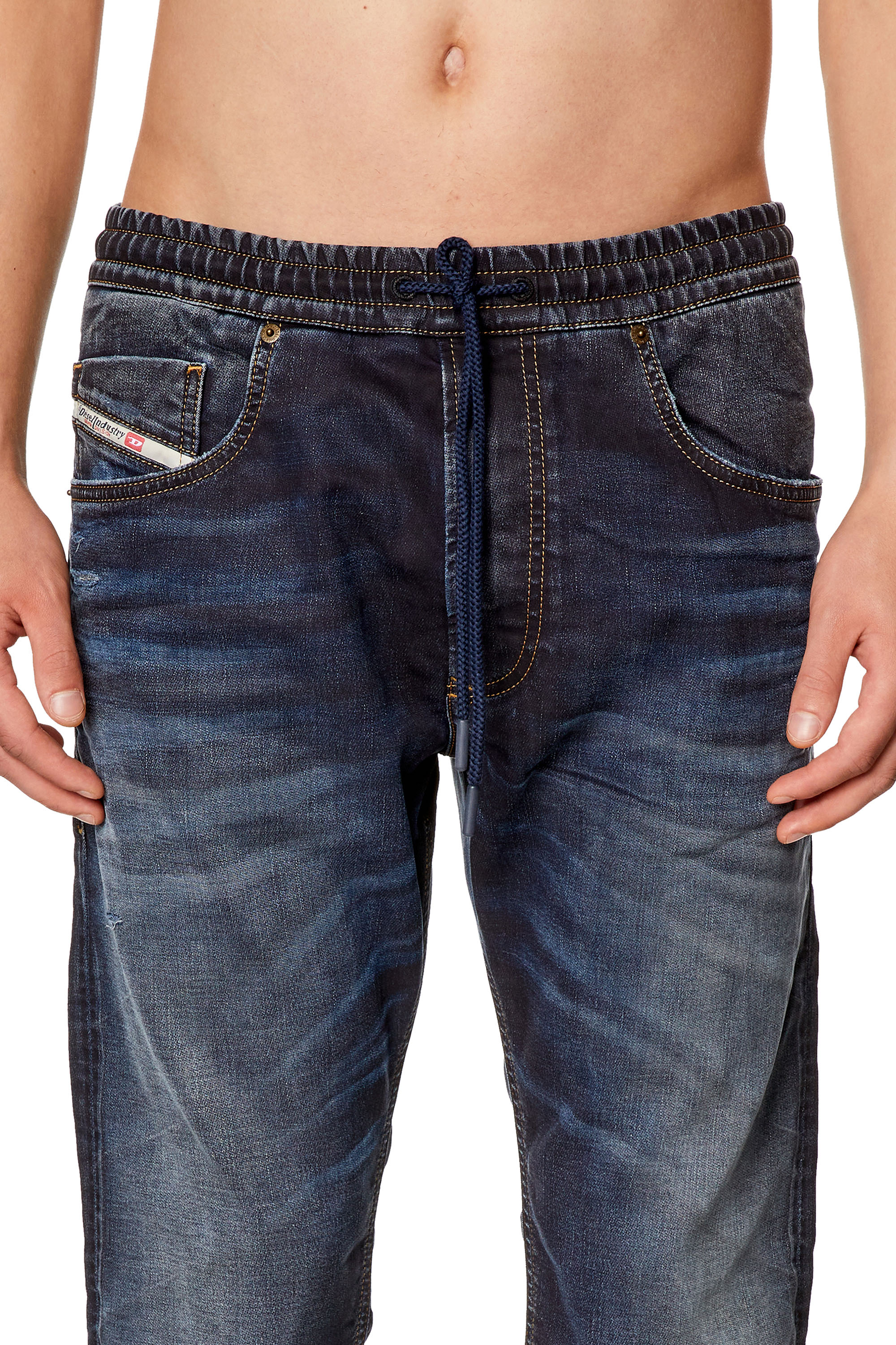 Diesel - Man Tapered 2030 D-Krooley Joggjeans® 09I18, Dark Blue - Image 5