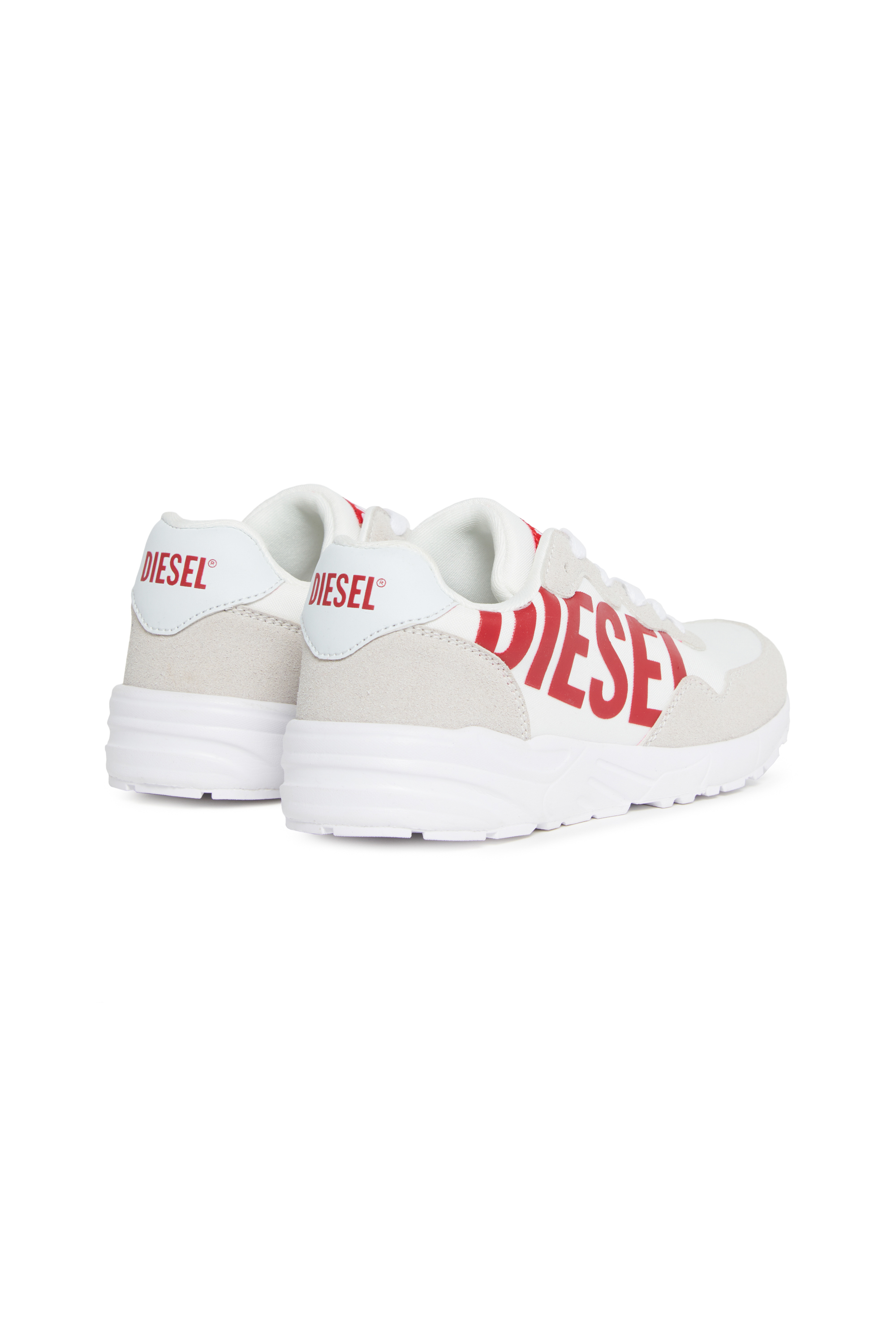 Diesel - S-STAR LIGHT LC, Unisex Nylon sneakers with shiny Diesel print in Multicolor - Image 3