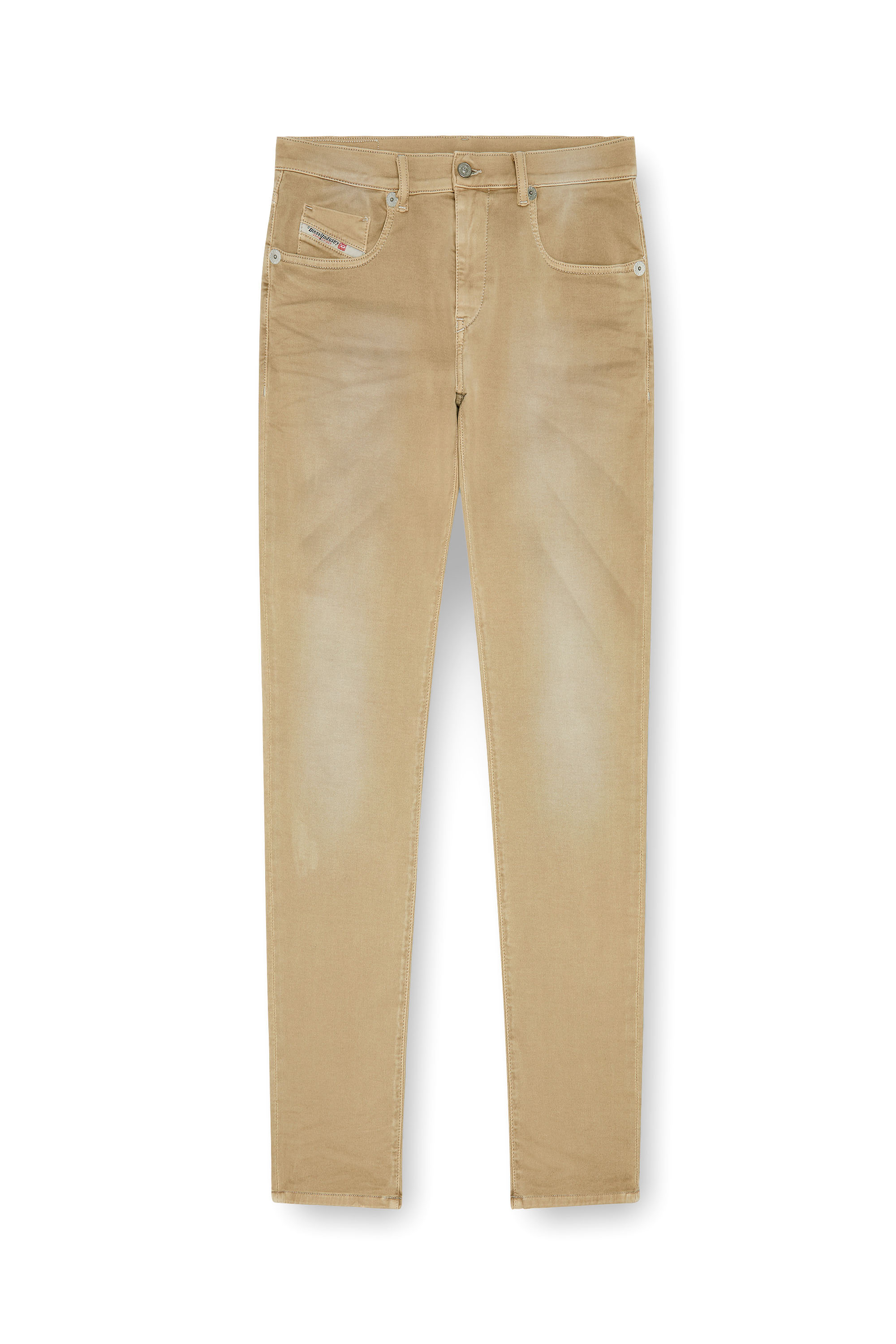 Diesel - Man Slim 2060 D-Strukt Joggjeans® 0670M, Beige - Image 3