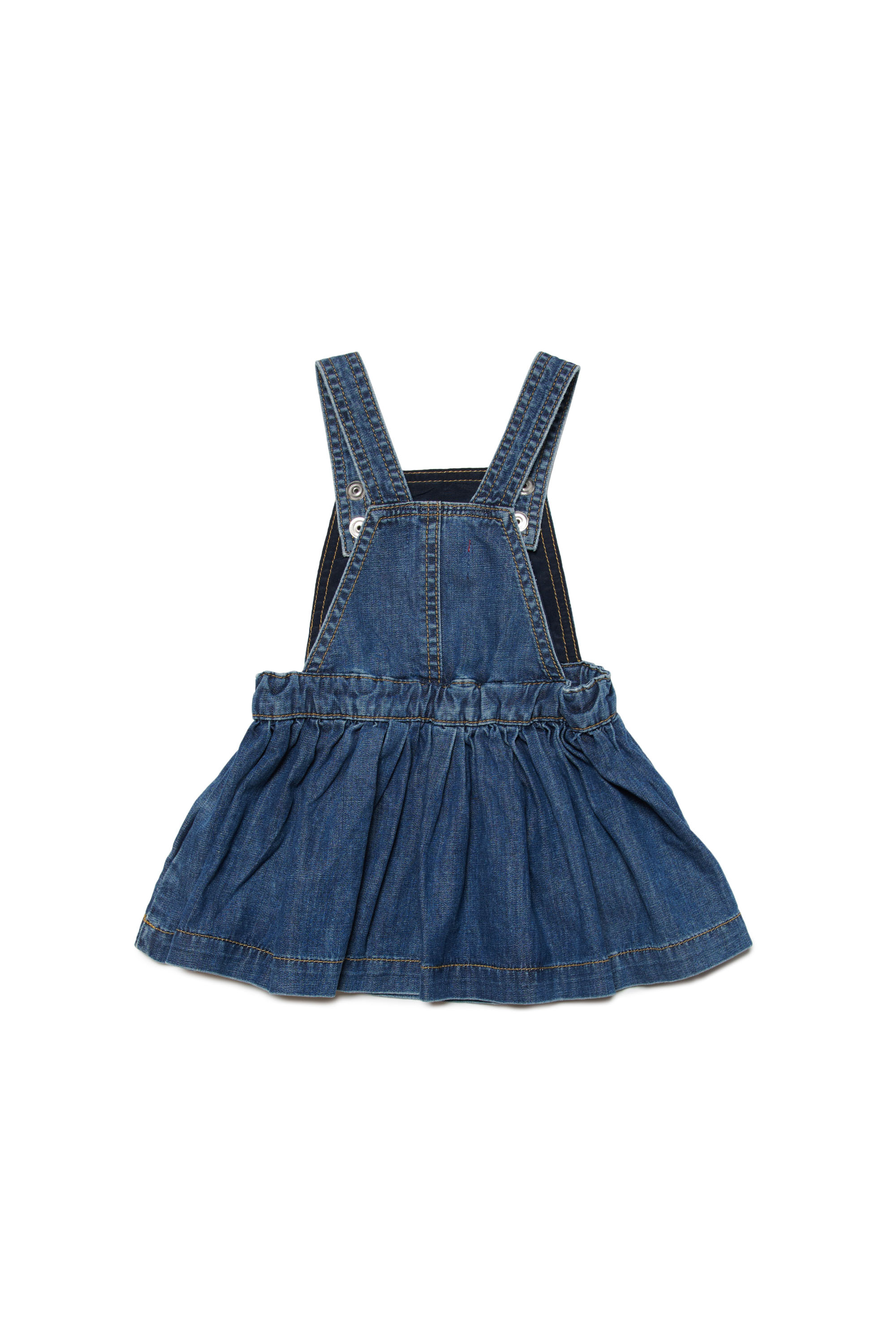 Diesel - JCUTIEB, Woman Denim pinafore dress in Blue - Image 2