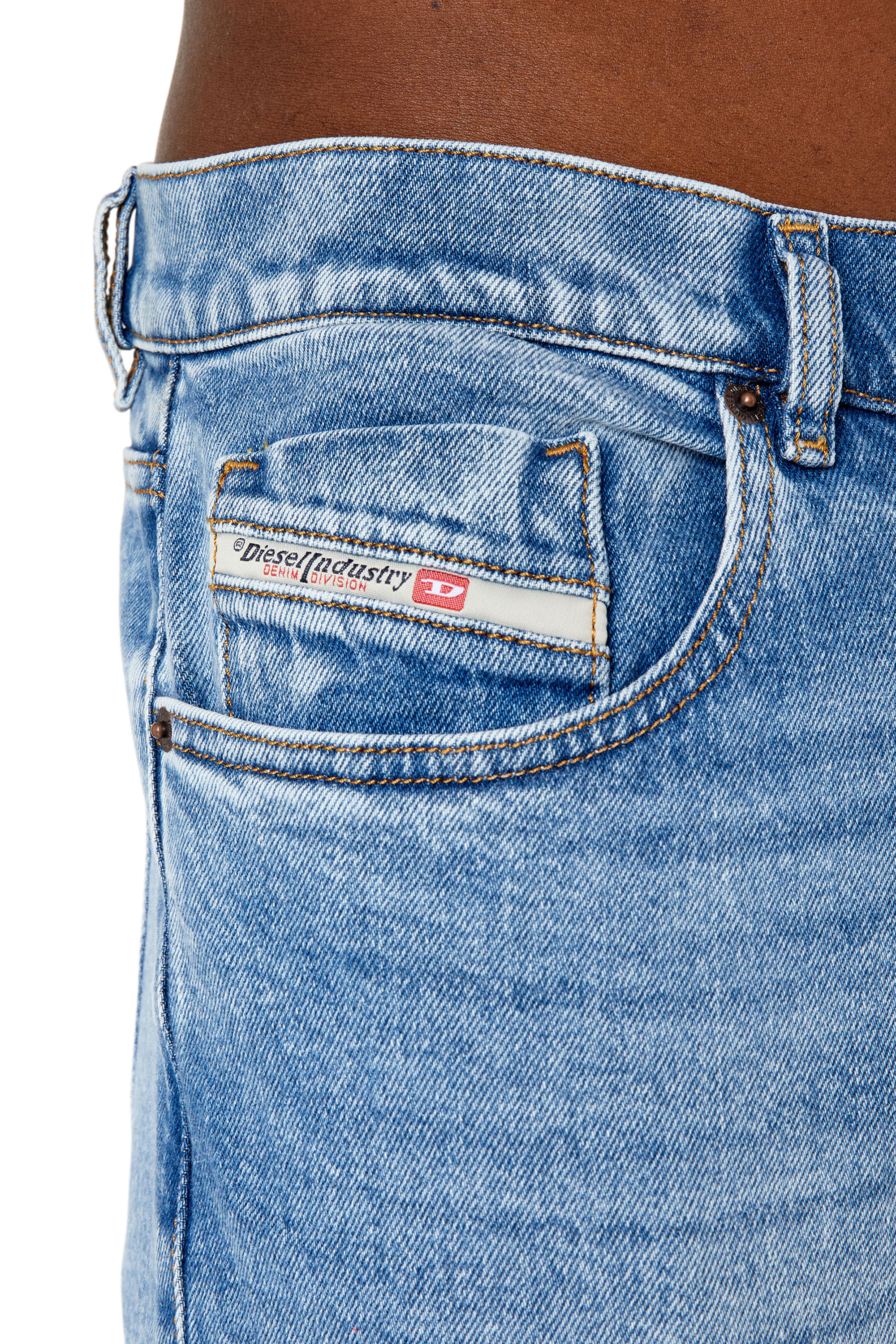 Diesel - Man Slim Jeans 2019 D-Strukt 9B92L, Light Blue - Image 5