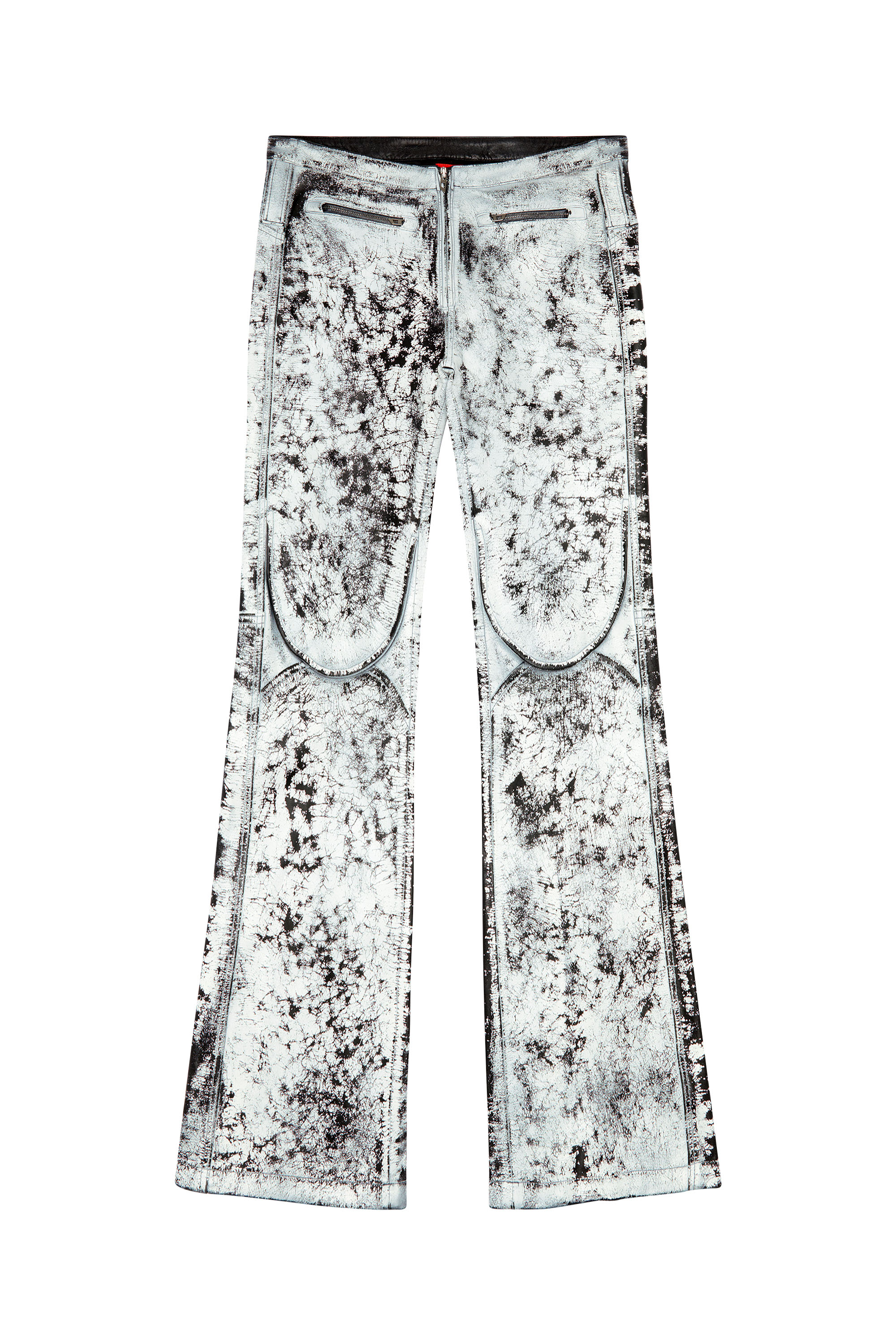 Diesel - P-GEN, Man Treated leather pants in Multicolor - Image 3