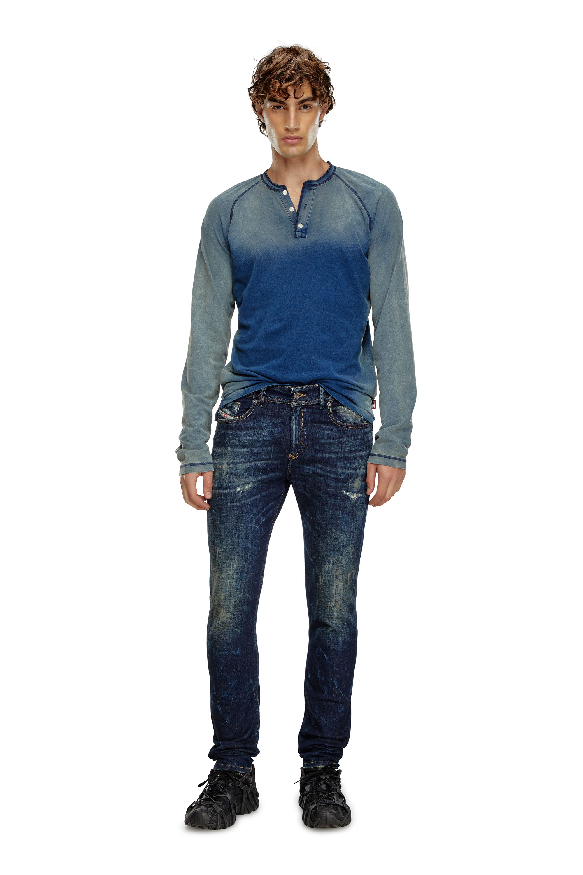 Diesel - Man Skinny Jeans 1979 Sleenker 09J26, Dark Blue - Image 2