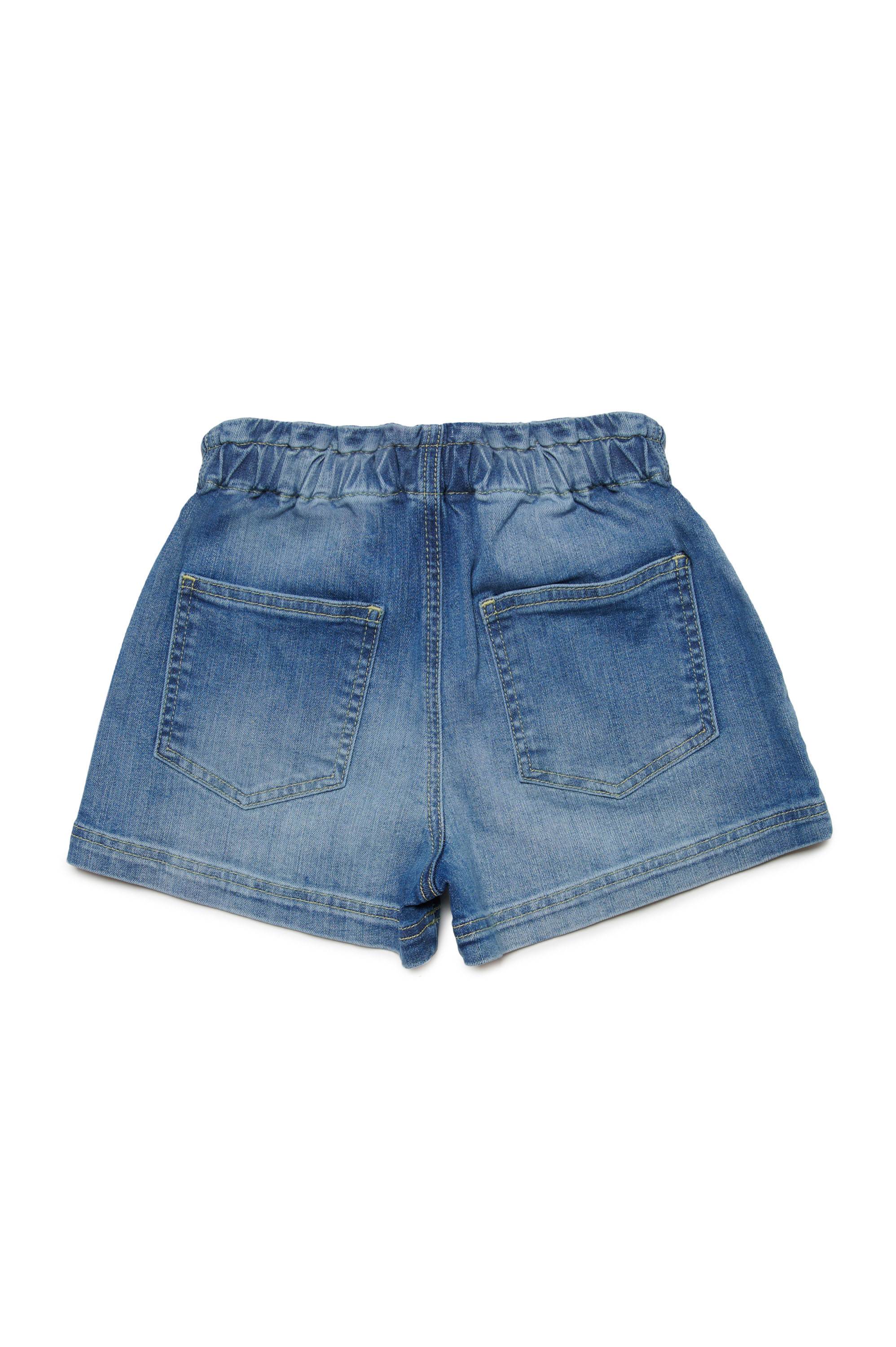 Diesel - PAMLIX, Woman Shorts in stretch denim in Blue - Image 2