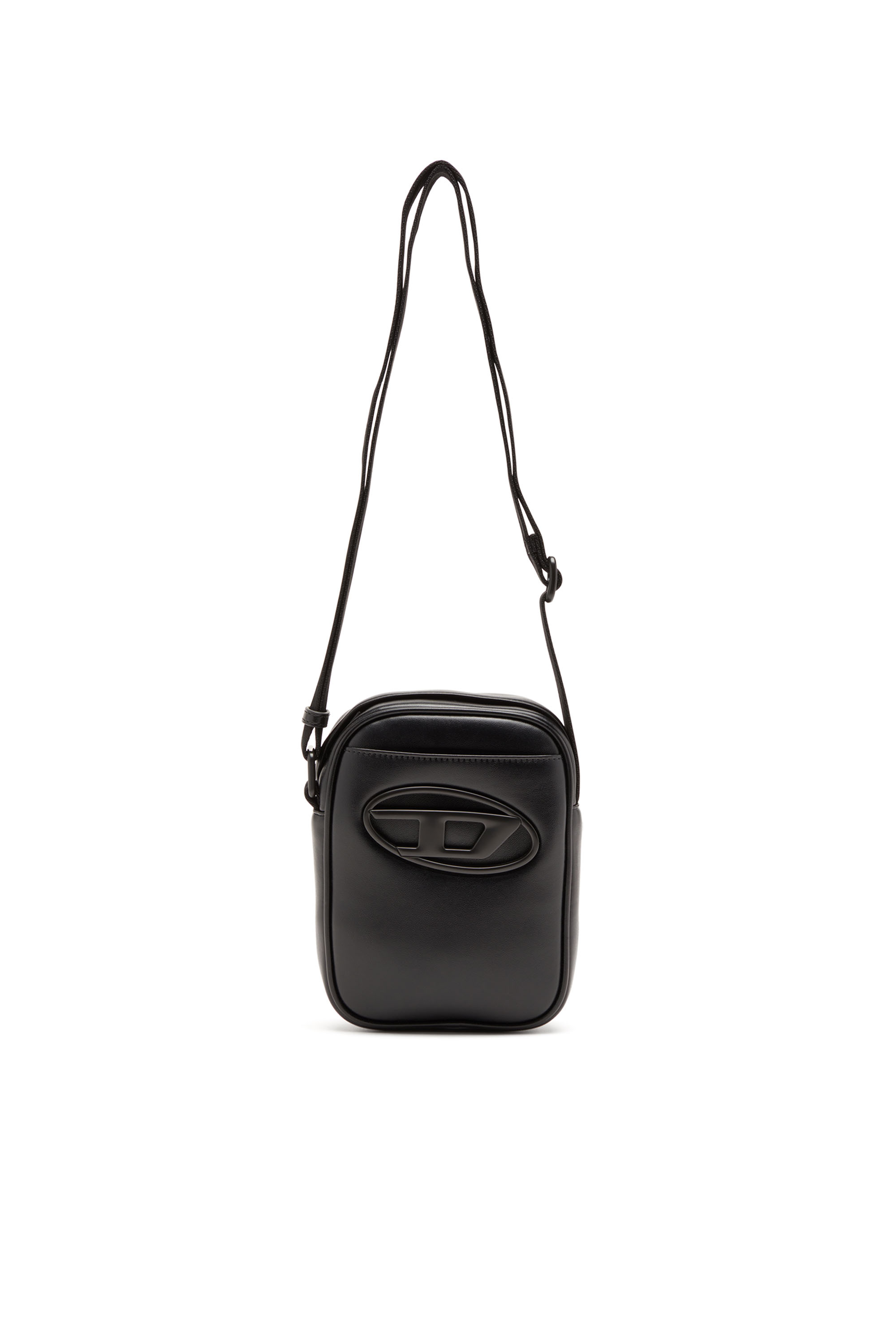 Diesel - HOLI-D CROSSBODY, Man Holi-D-Crossbody bag in PU and neoprene in Black - Image 1