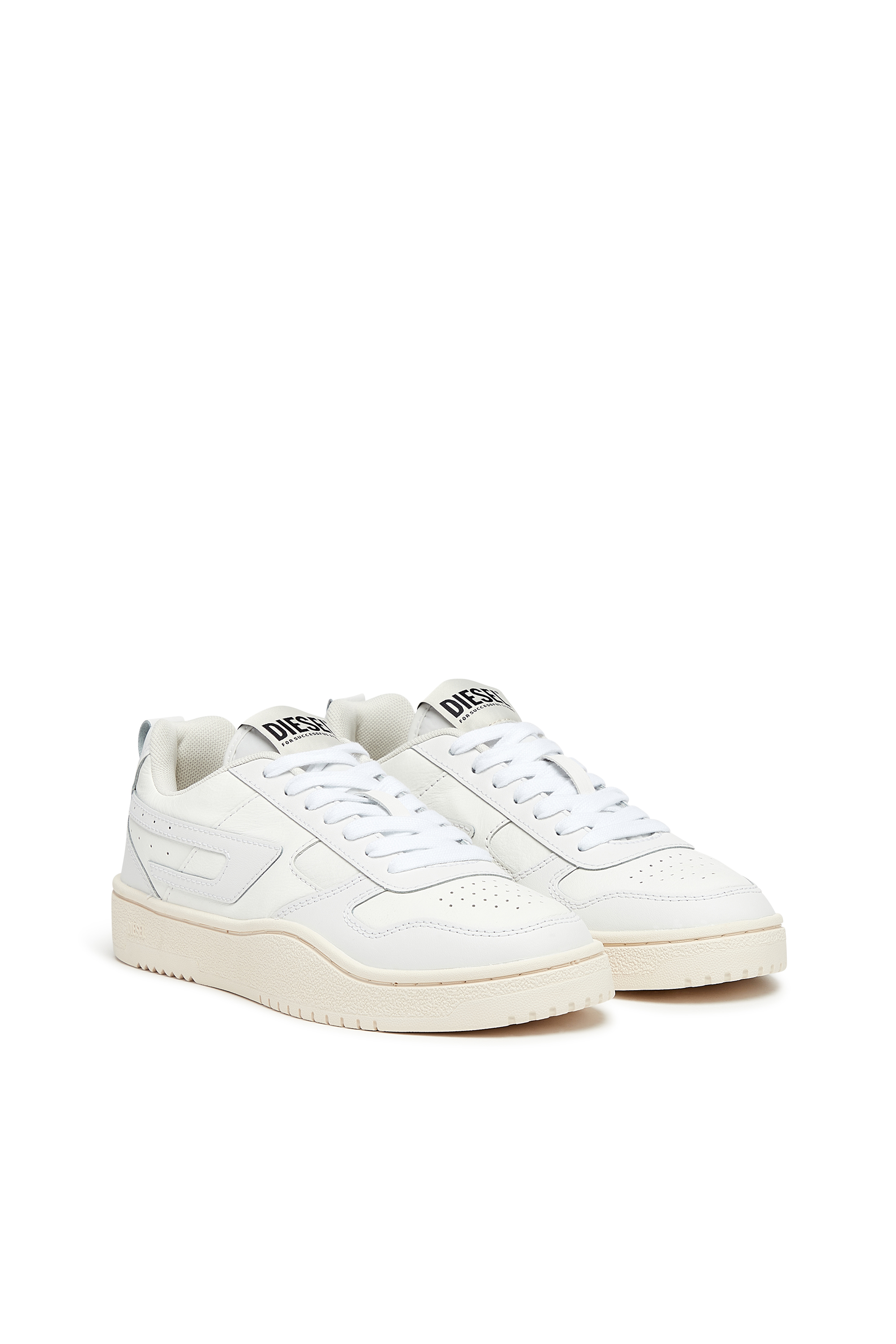 Diesel - S-UKIYO V2 LOW W, Woman S-Ukiyo V2 Low W - Low-top sneakers with D branding in White - Image 2