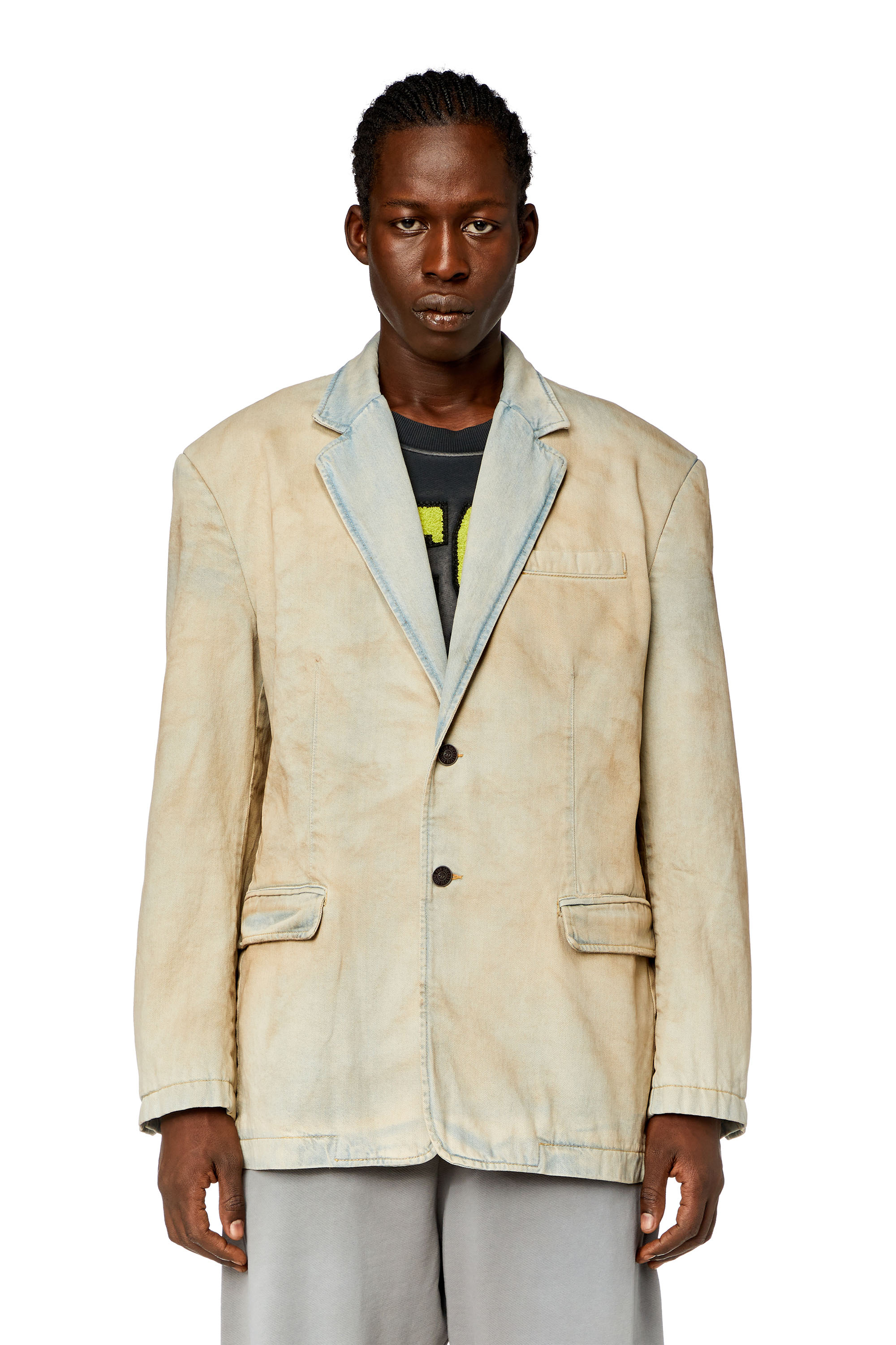 Diesel - D-BLA-S, Man Blazer in tailored denim in Blue - Image 6