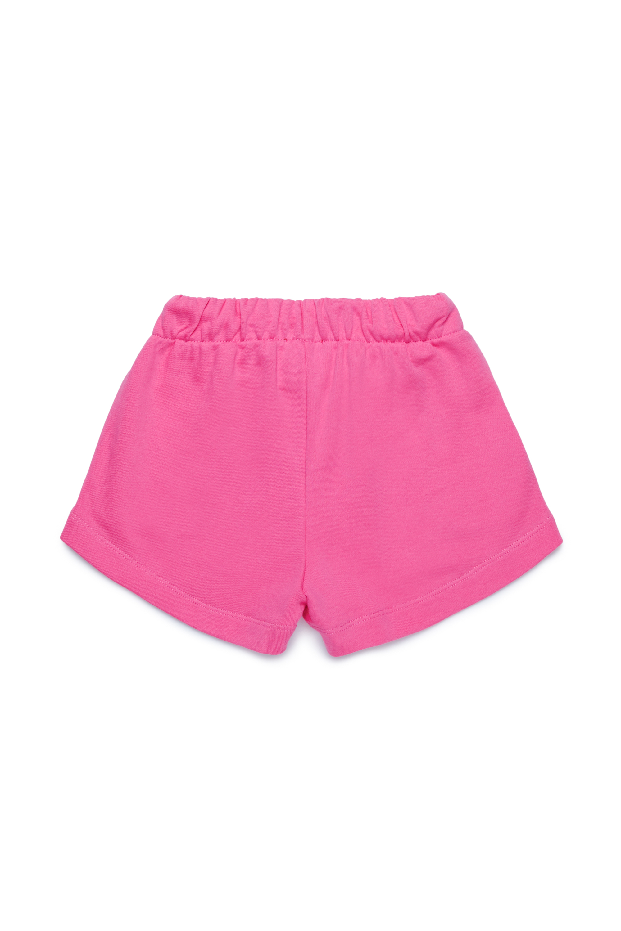 Diesel - PAGLIFE, Woman Sweat shorts with puffy Oval D logo in Pink - Image 2