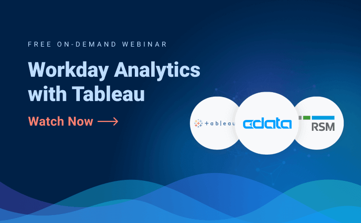 Tabeau, CData, RSM on-demand webinar image