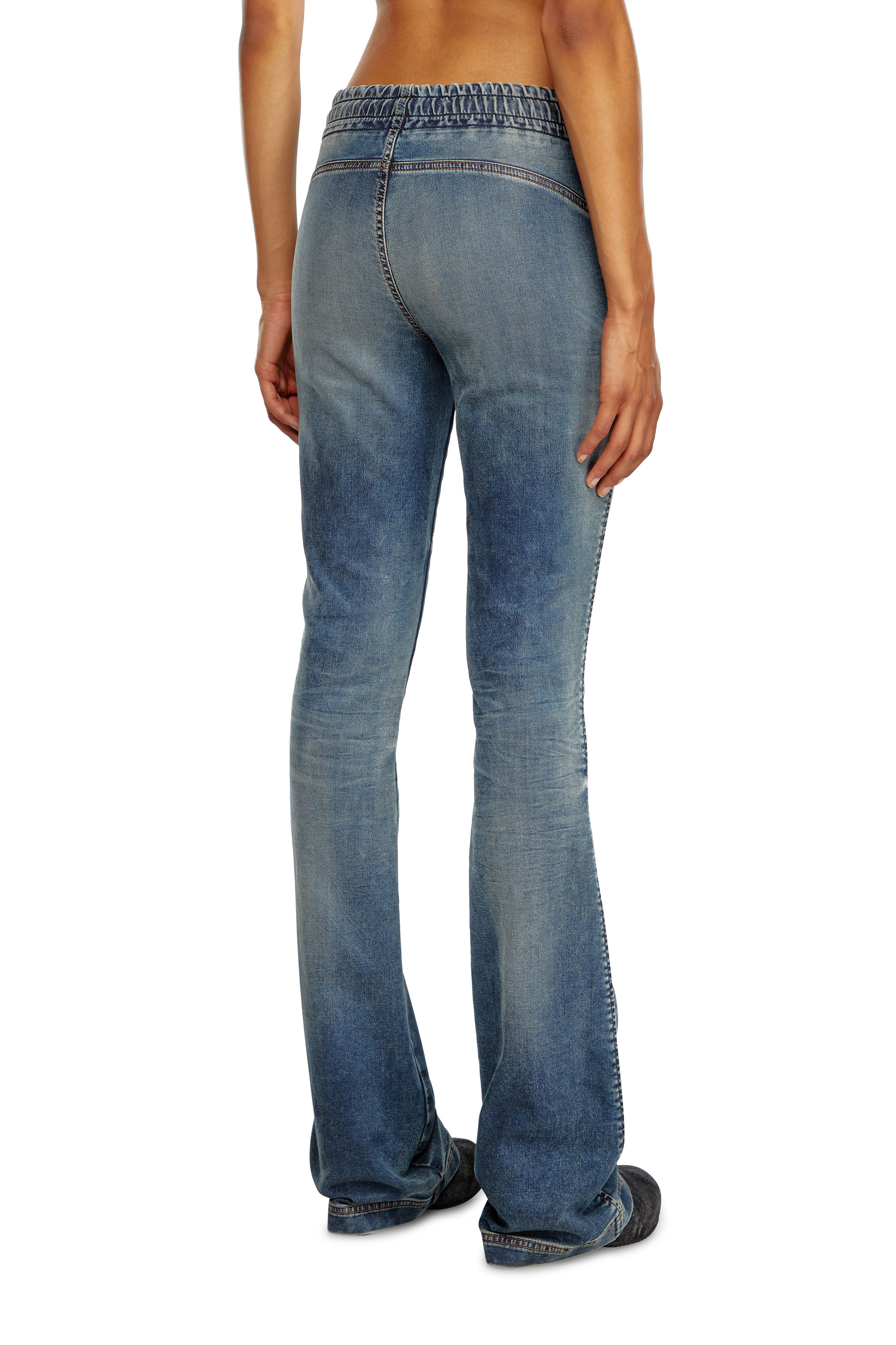 Diesel - Bootcut and Flare 2069 D-Ebbey Joggjeans® 068LZ Femme, Bleu moyen - Image 4