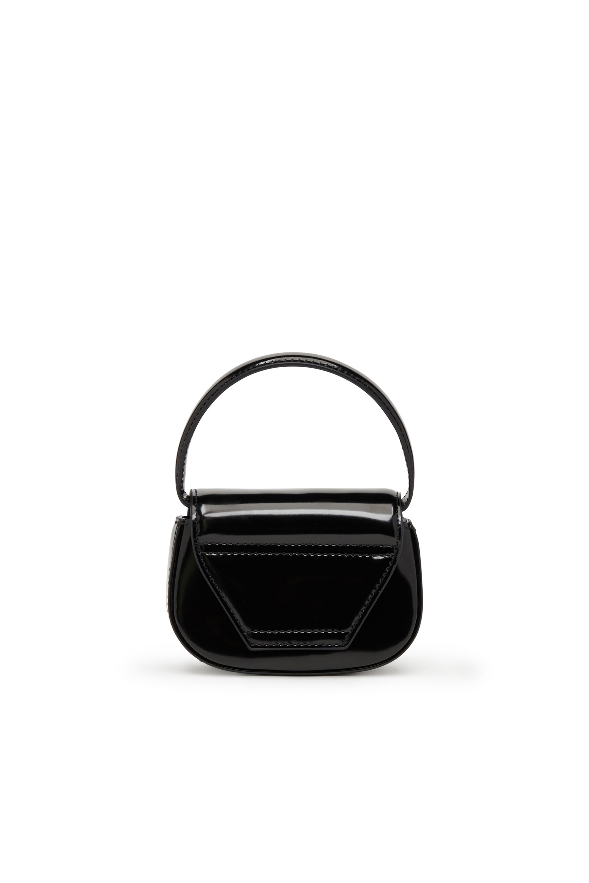 Diesel - 1DR-XS-S, Femme 1DR-XS-S-Mini sac iconique en cuir avec effet miroir in Noir - Image 2