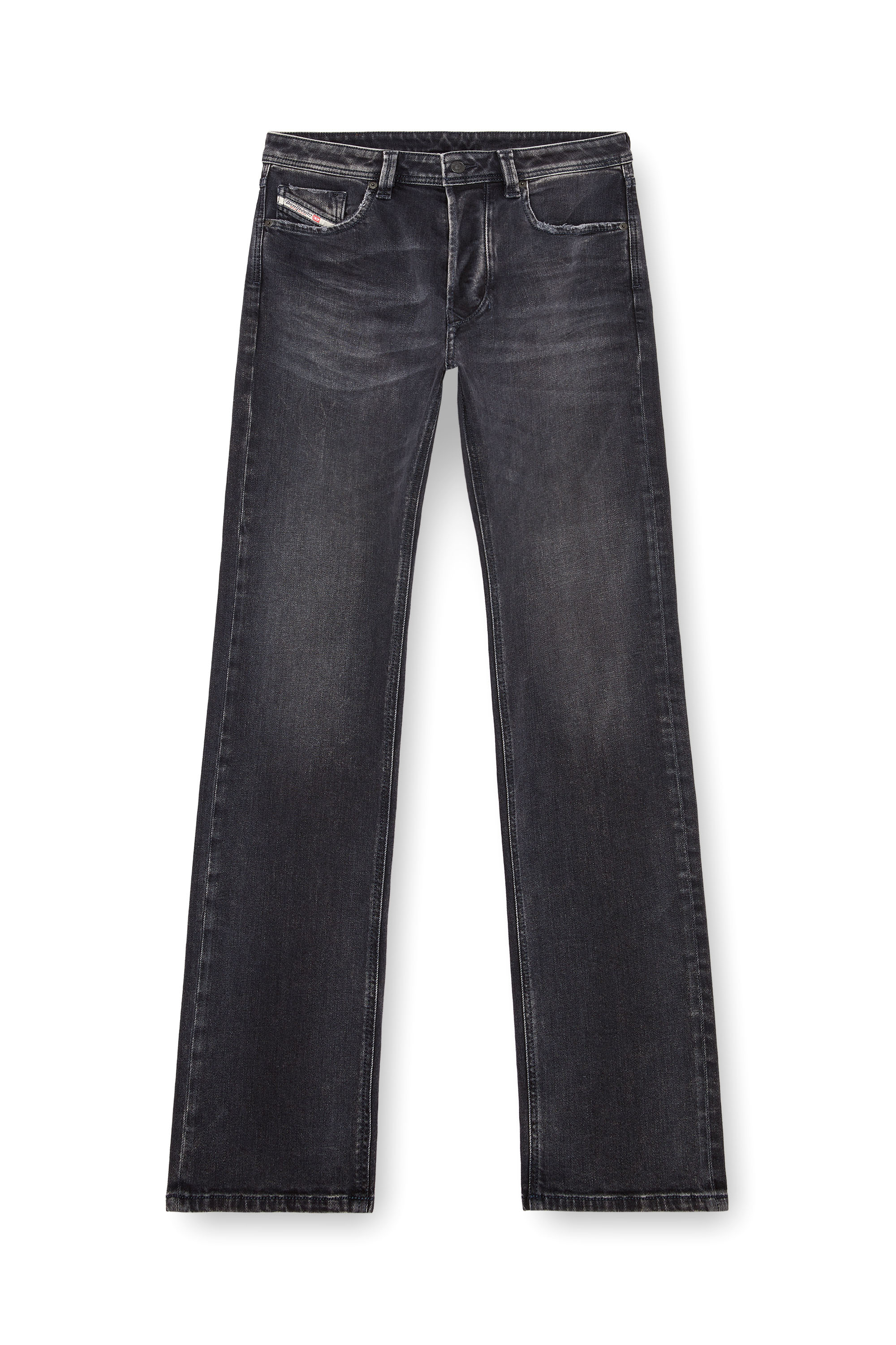 Diesel - Man's Regular Jeans 1985 Larkee 09K51, Black/Dark grey - 3