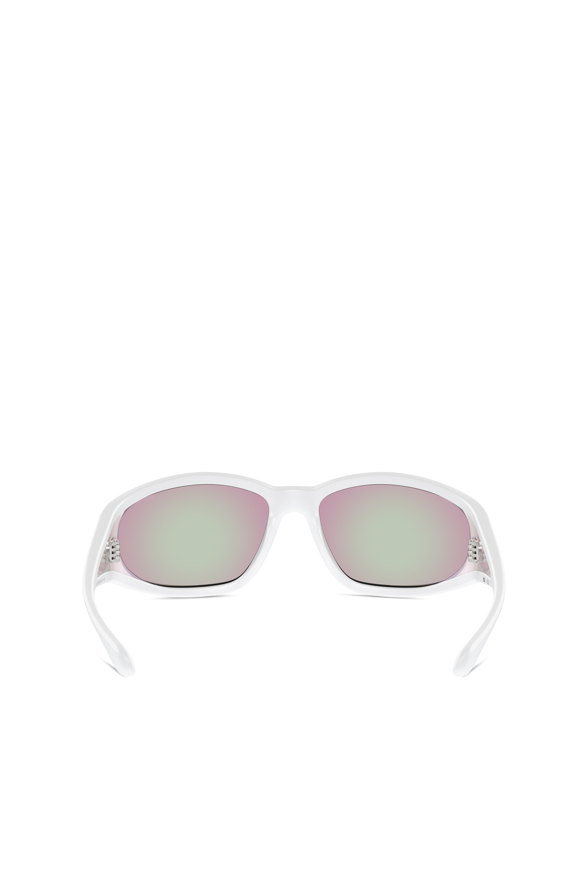 Diesel - 0DL3002, Mixte Lunettes de soleil rectangulaires en acétate in Blanc - Image 3