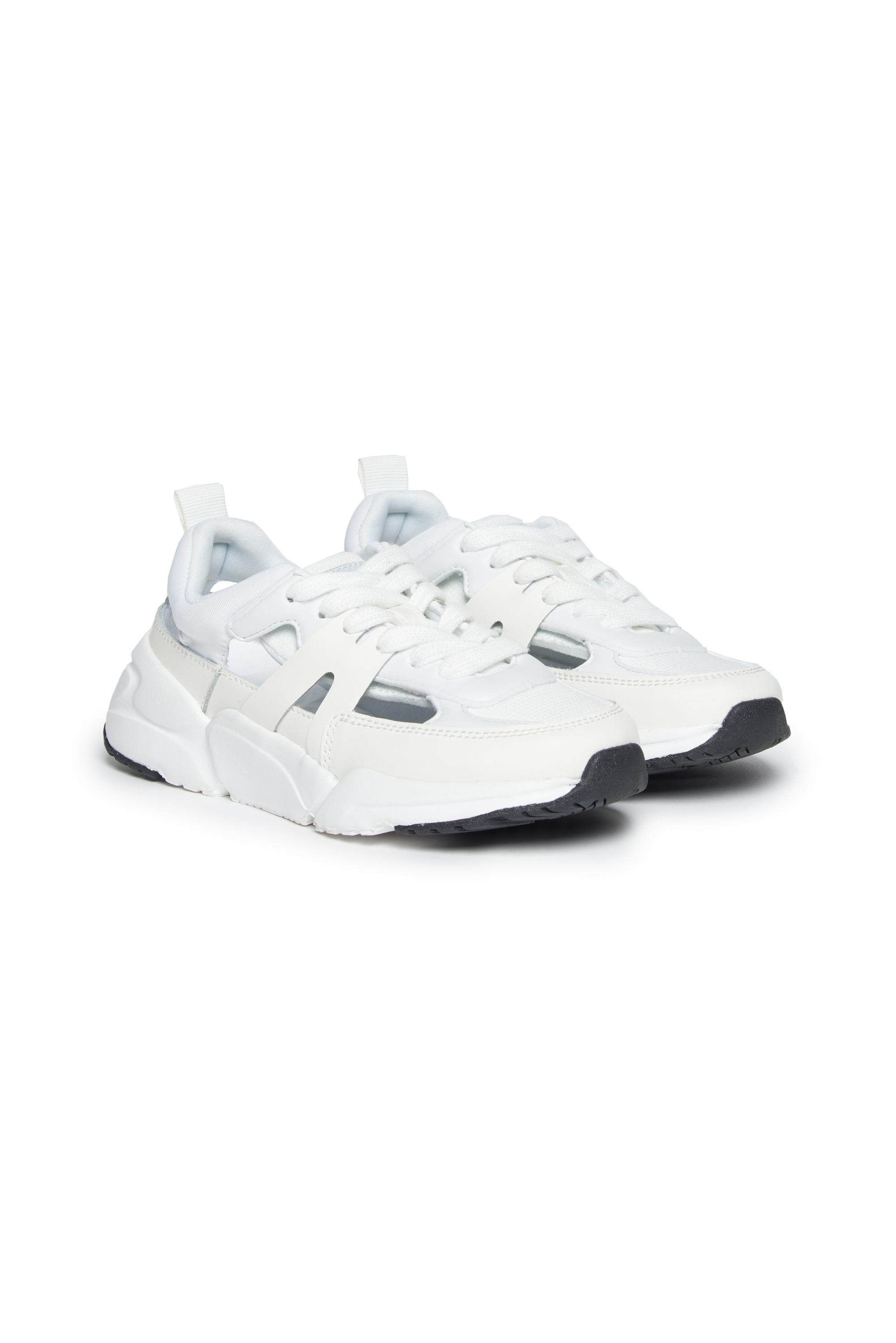 Diesel - S-MILLENIUM LCS PRO, Mixte Sneakers sandale en ripstop et cuir in Blanc - Image 2