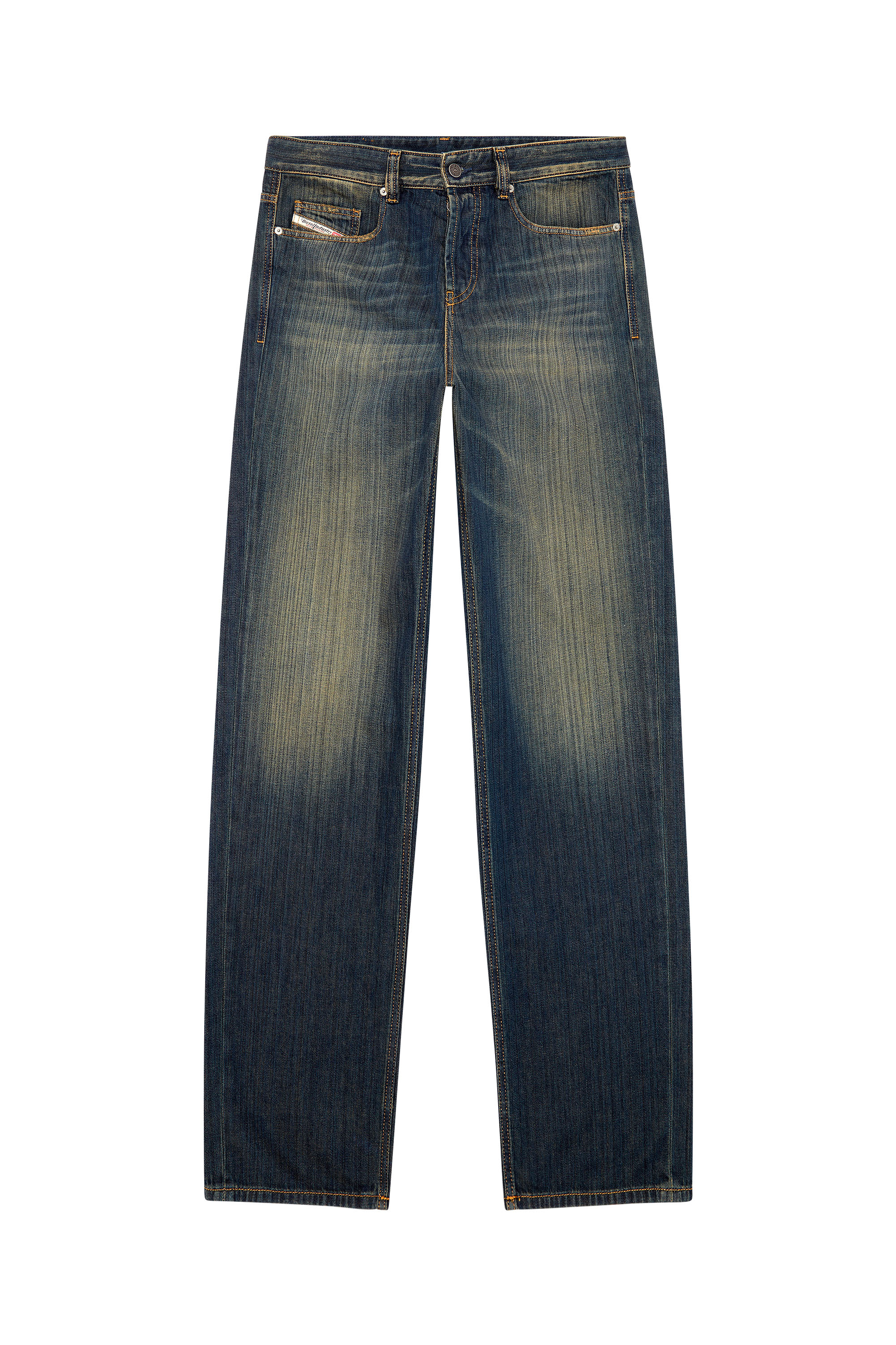 Diesel - Man's Relaxed Jeans 2001 D-Macro 09I20, Dark Blue - 3