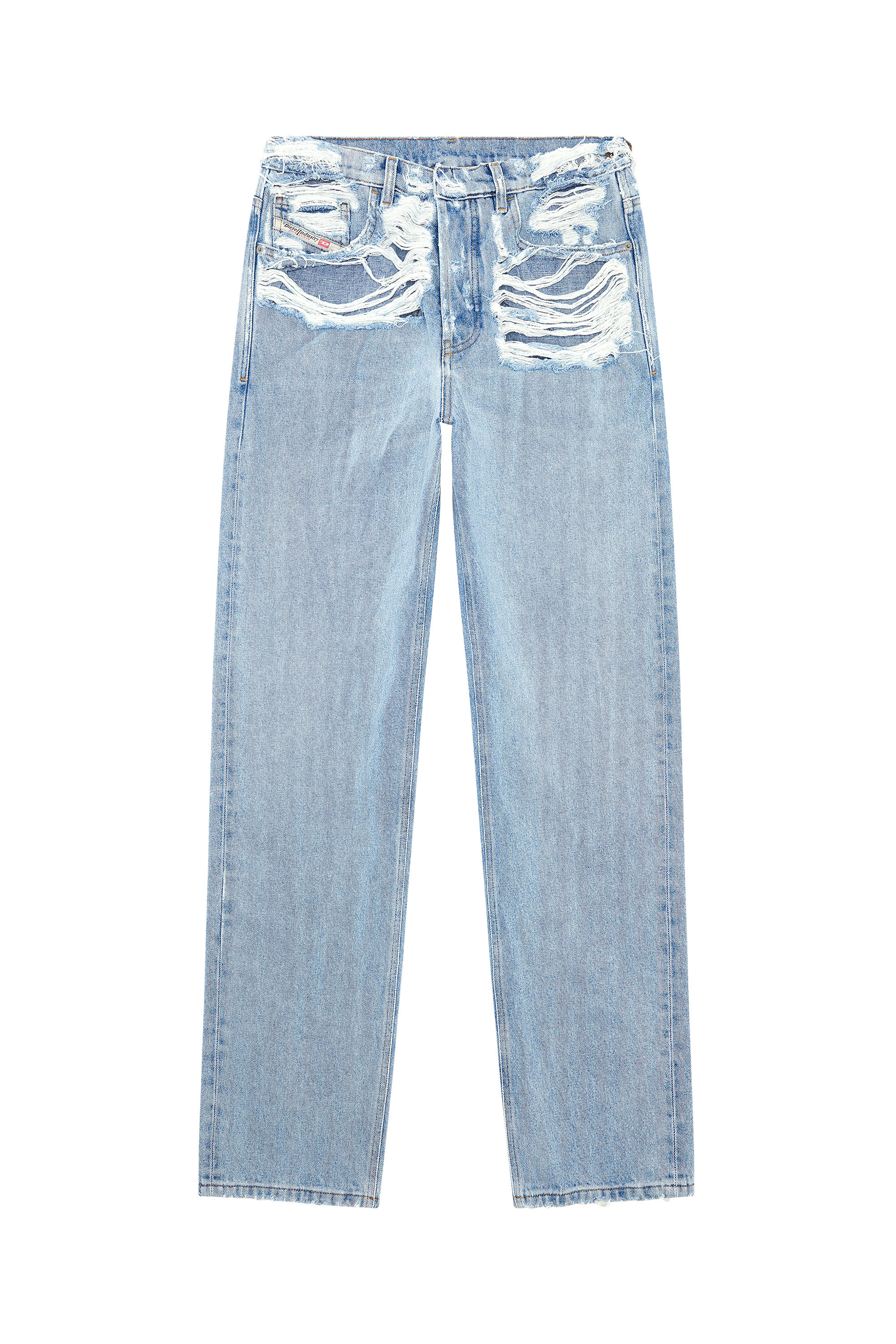 Diesel - Woman Straight Jeans D-Ark 007S3, Light Blue - Image 5
