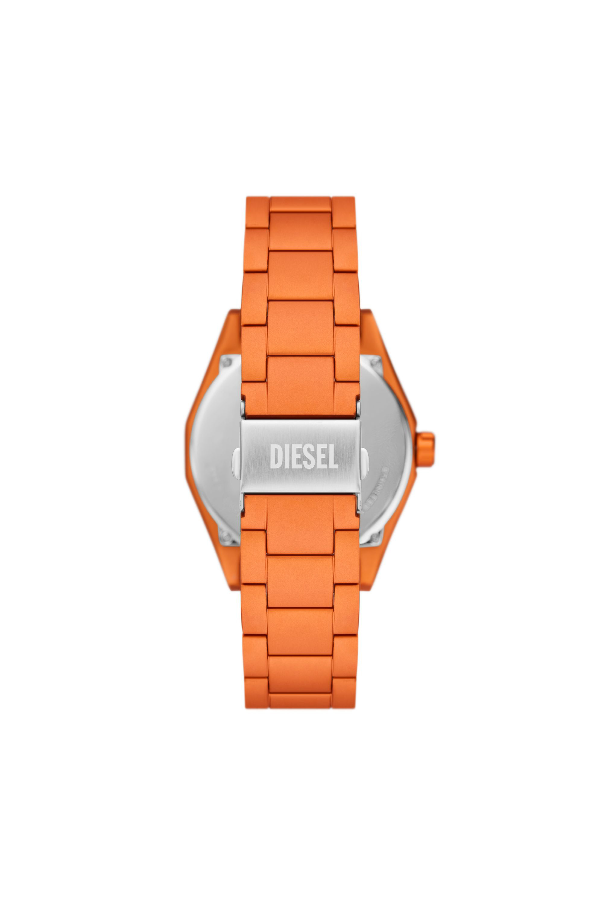 Diesel - DZ2209, Homme Montre Scraper à trois aiguilles en aluminium orange in Orange - Image 2