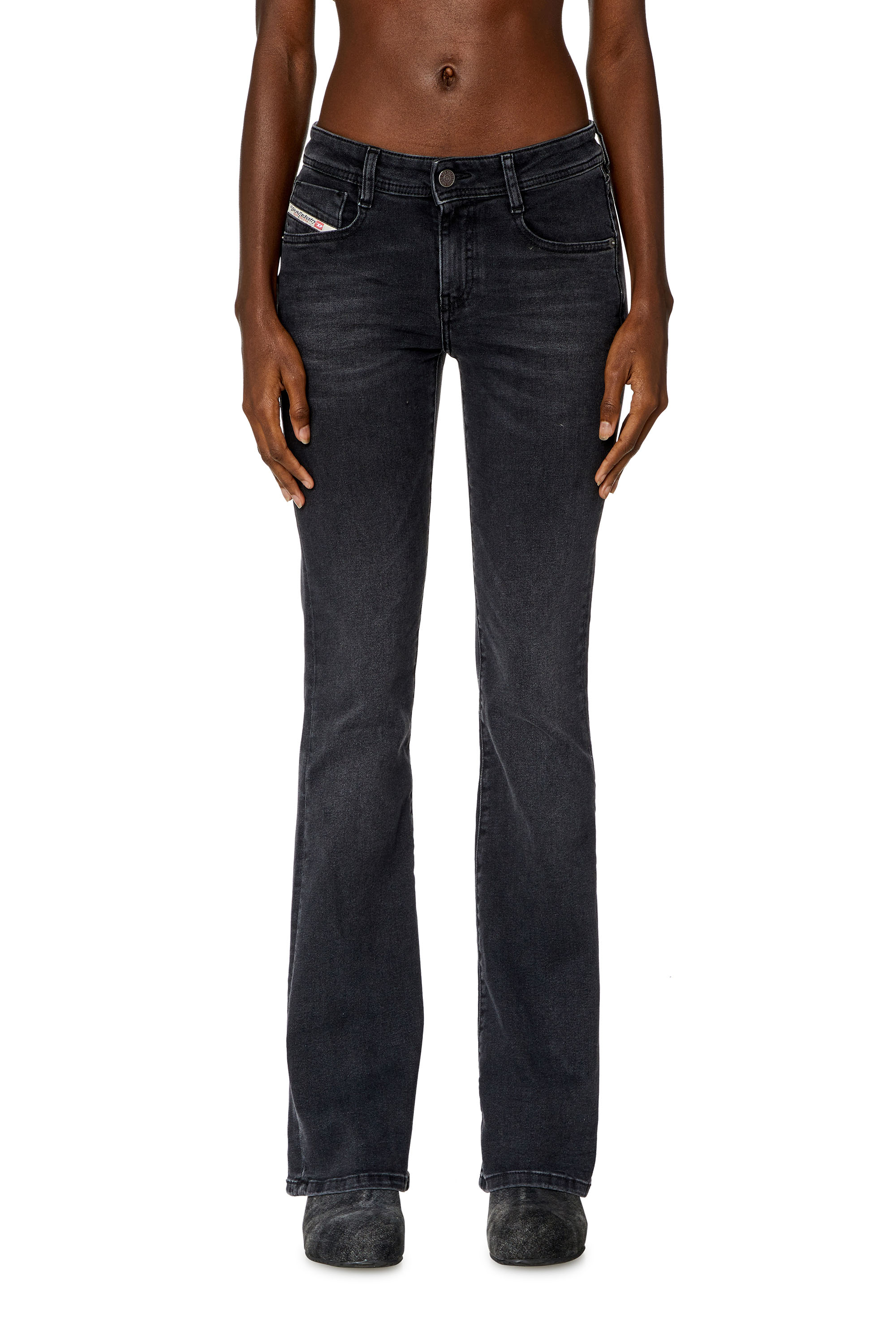 Diesel - Bootcut and Flare Jeans 1969 D-Ebbey 0PFAS Femme, Noir/Gris foncé - Image 1