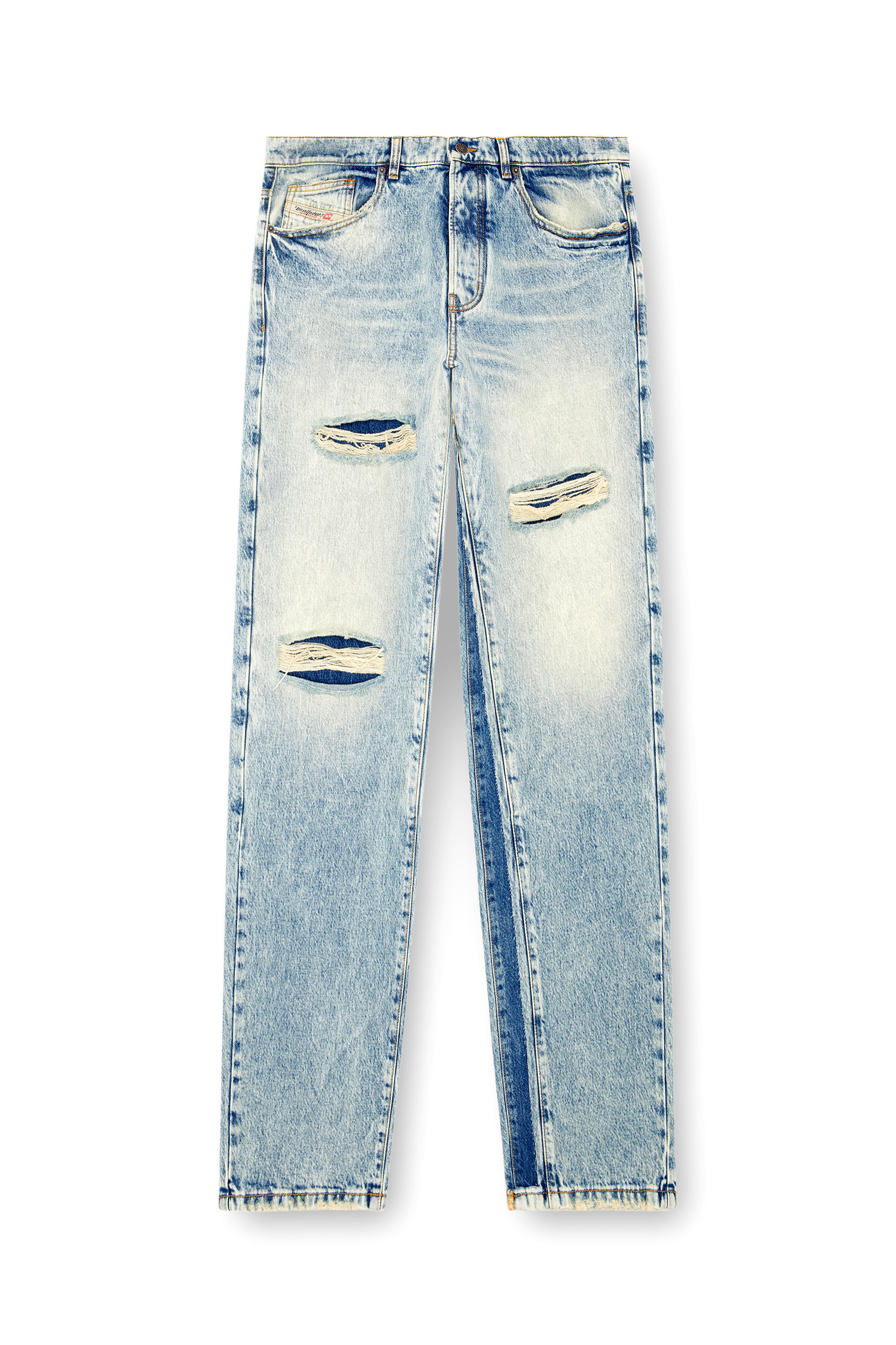 Diesel - Homme Straight Jeans D-Fire 0AJEN, Bleu Clair - Image 5