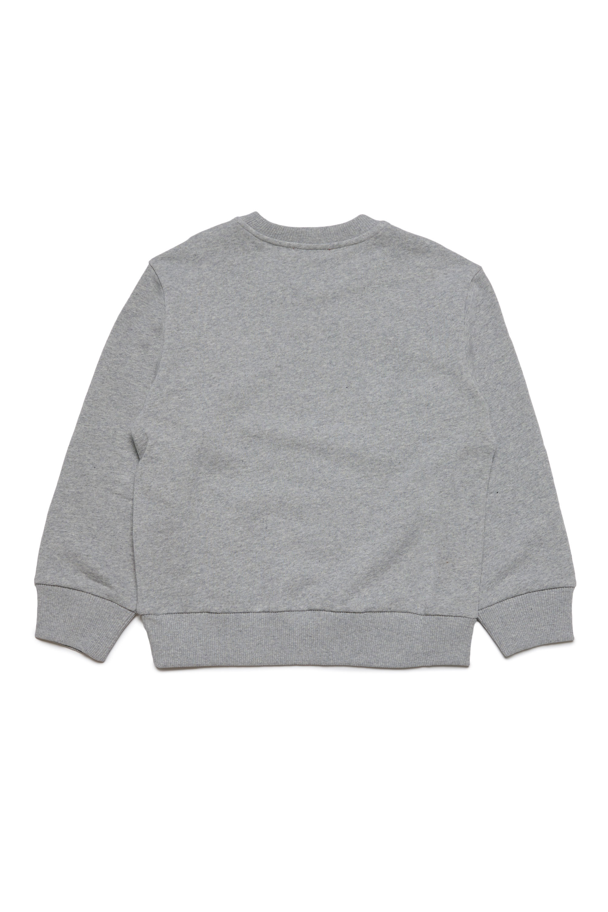 Diesel - SDAVE OVER, Man Sweatshirt with mega D logo in Grey - Image 2