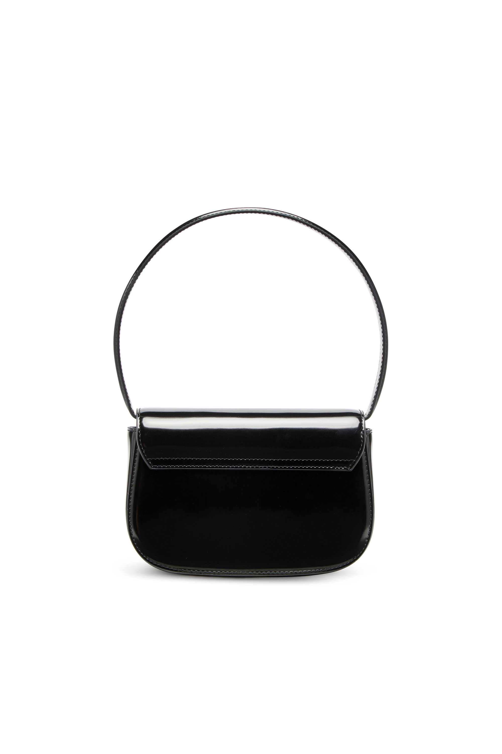 Diesel - 1DR, Woman 1DR-Iconic shoulder bag in mirrored leather in Black - Image 2